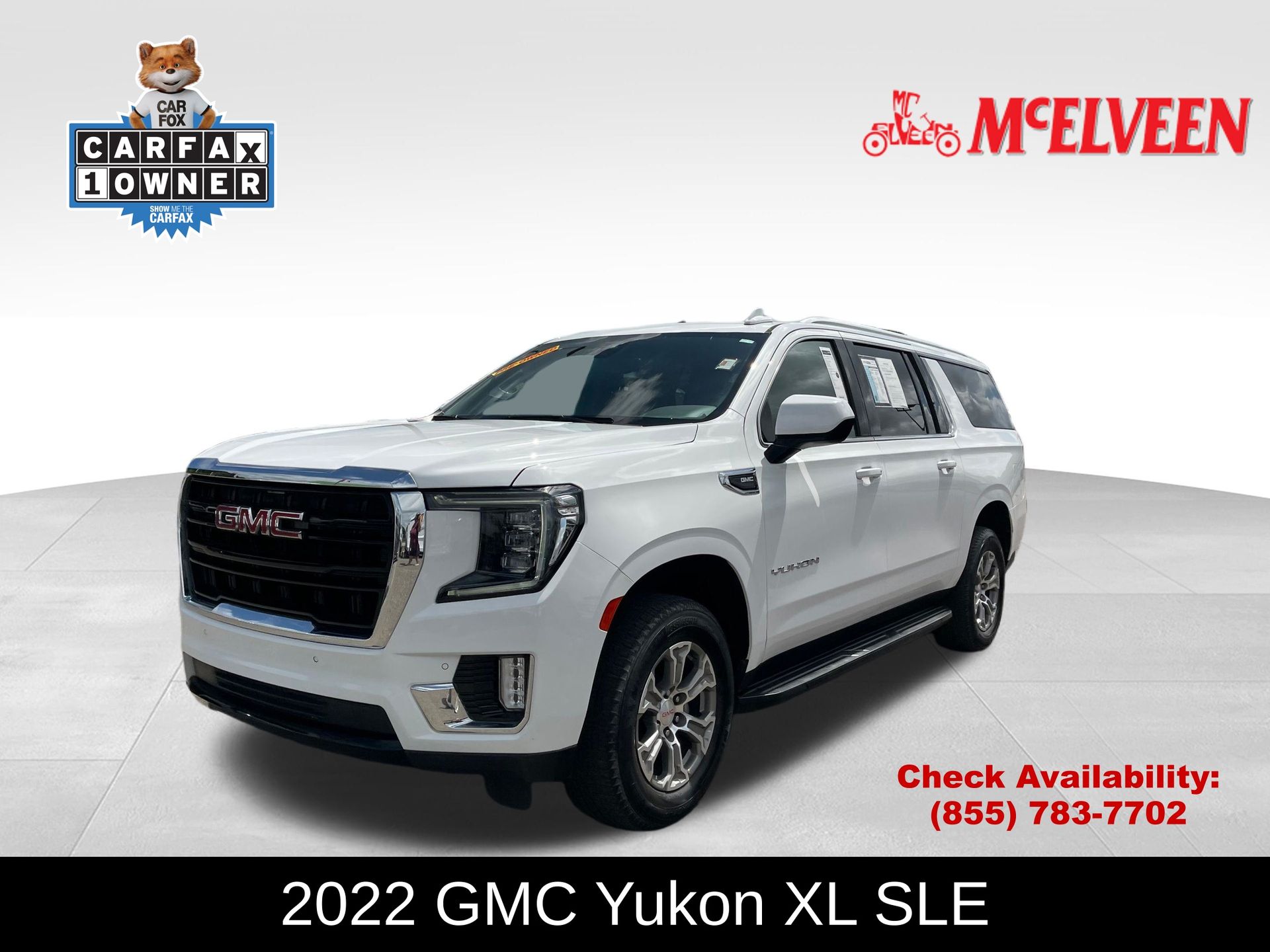Summit White 2022 GMC Yukon XL SLE RWD SUV / Crossover 4X2