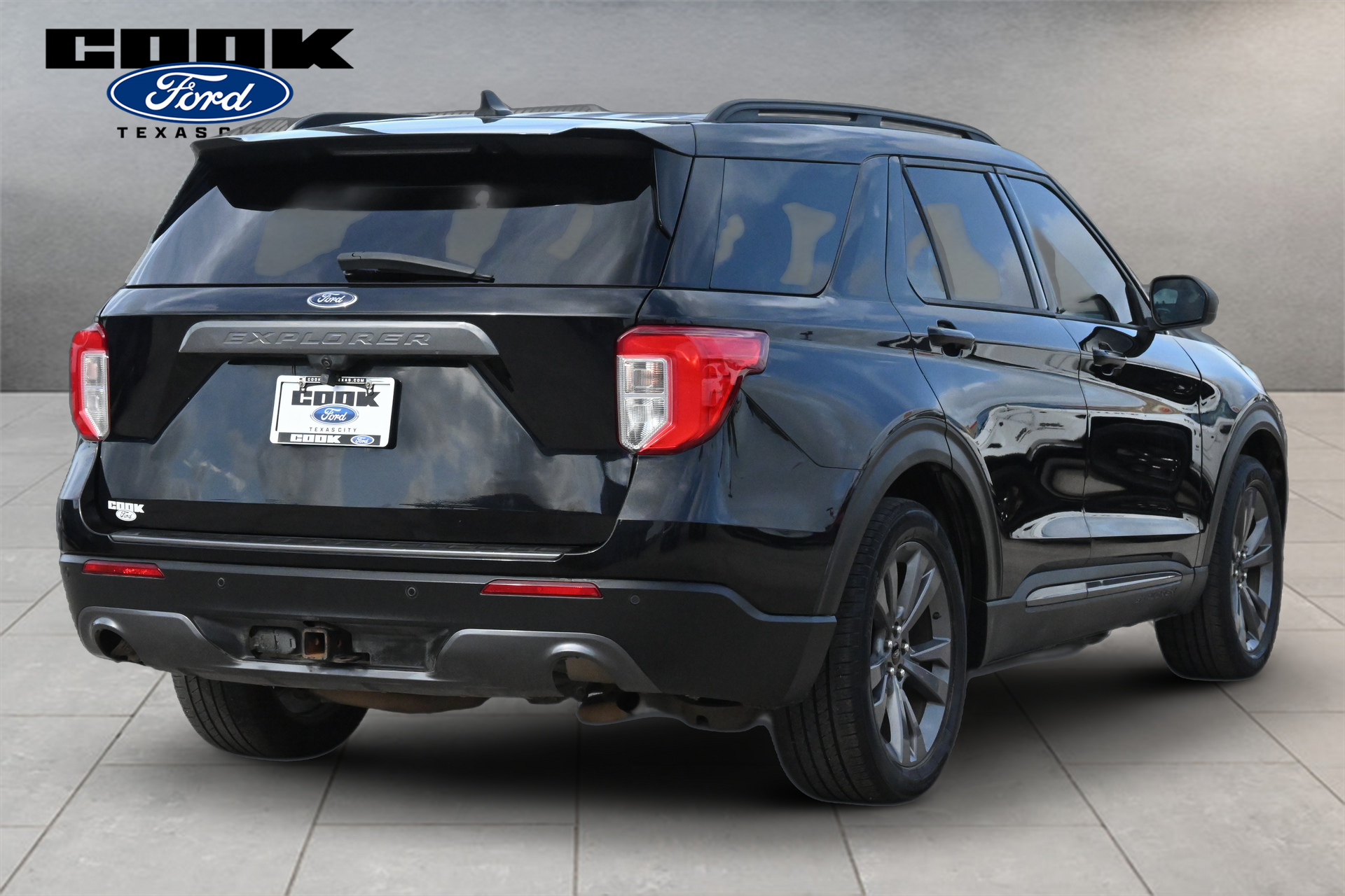 2021 Ford Explorer XLT Black at North Houston Mitsubishi