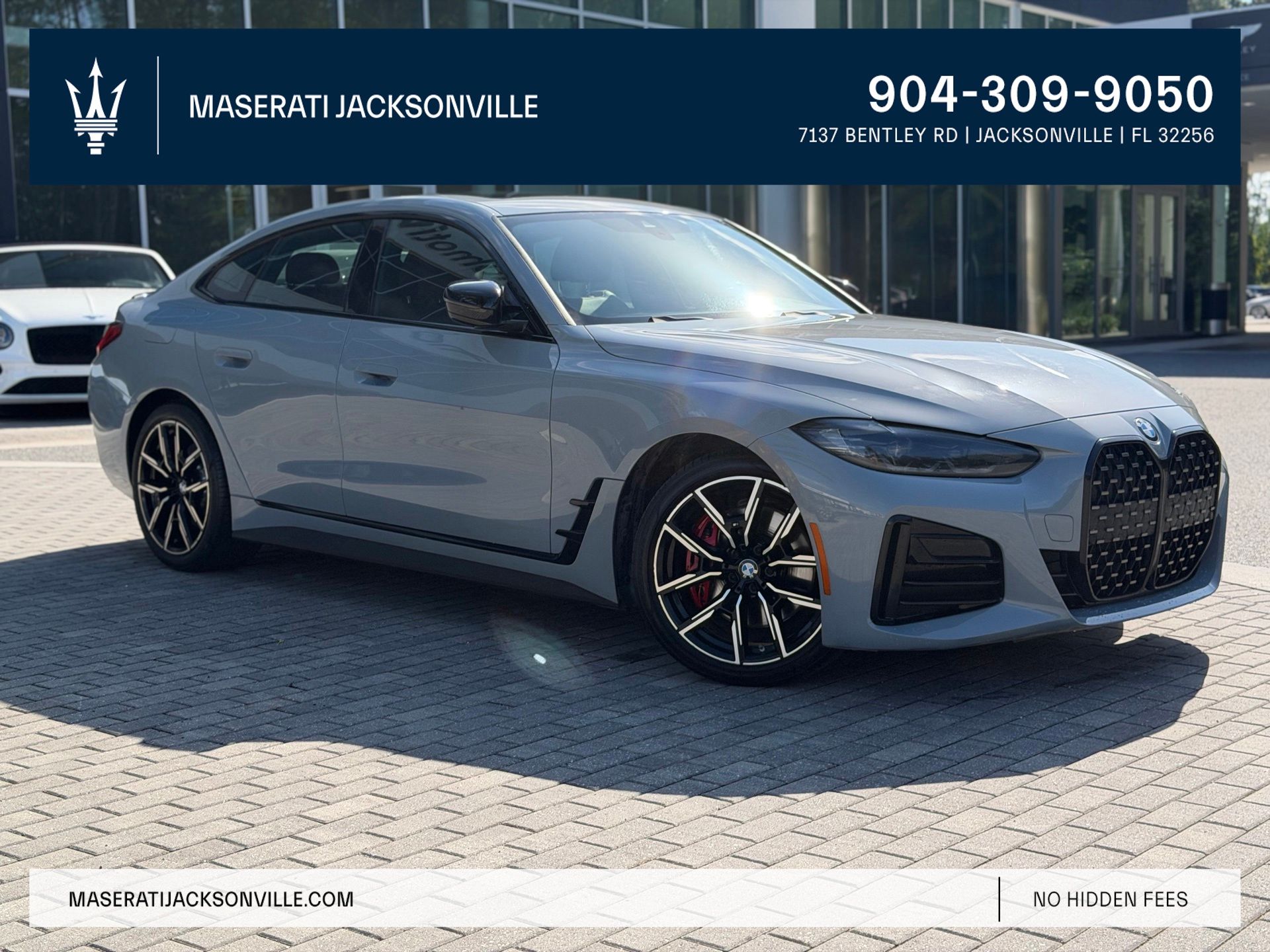 Brooklyn Gray Metallic 2023 BMW 4 Series Coupe Rear-Wheel Drive 8-Speed Automatic