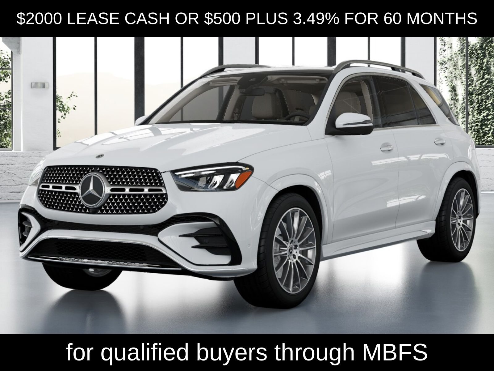 Polar White 2026 Mercedes-Benz GLE SUV / Crossover All-Wheel Drive 9-Speed Automatic