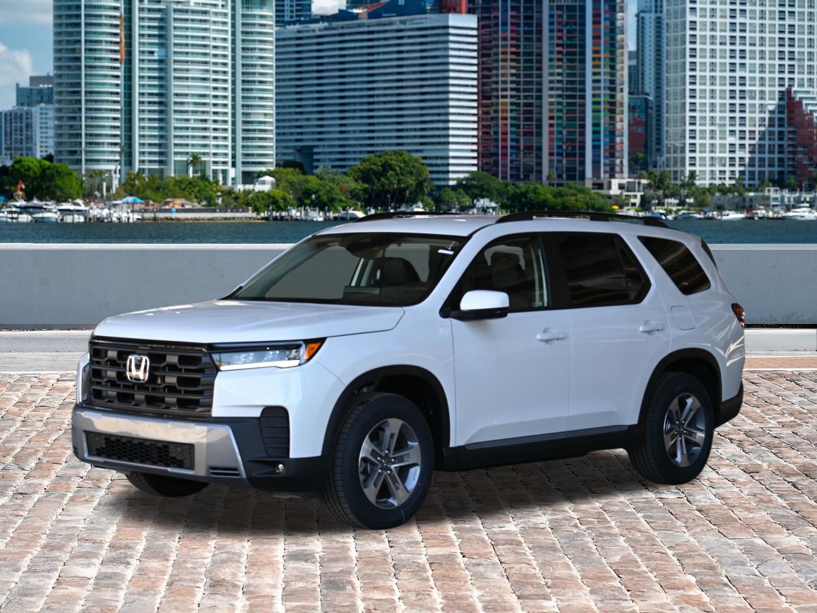 Platinum White Pearl 2026 Honda Pilot EX-L FWD SUV / Crossover Front-Wheel Drive Automatic