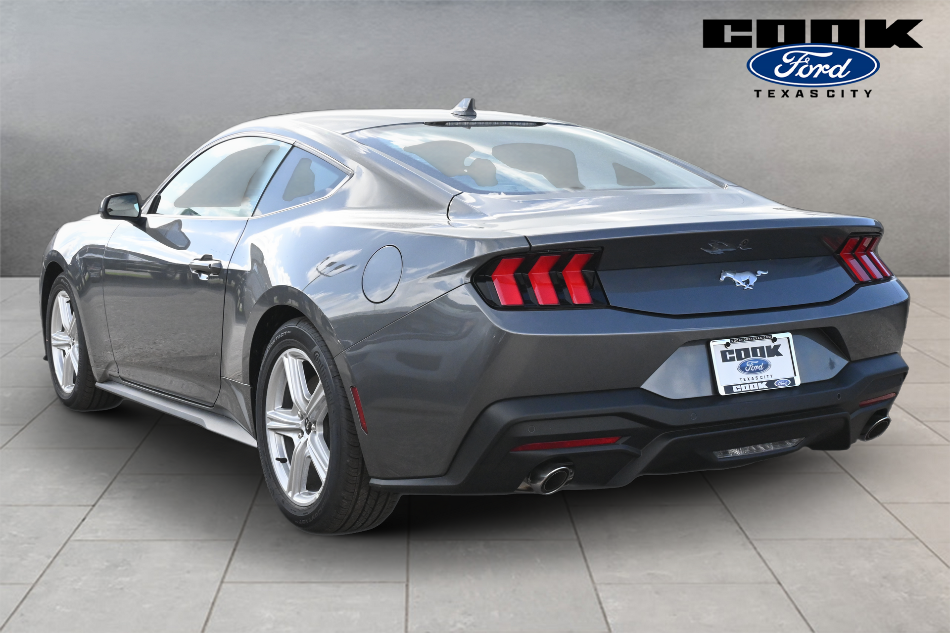 2026 Ford Mustang EcoBoost Gray at Cook Ford
