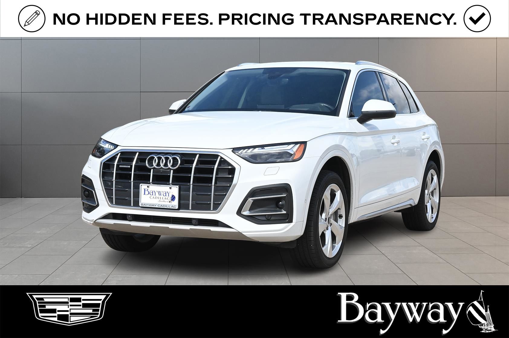 2021 Audi Q5 45 Prestige White at Wharton Ford