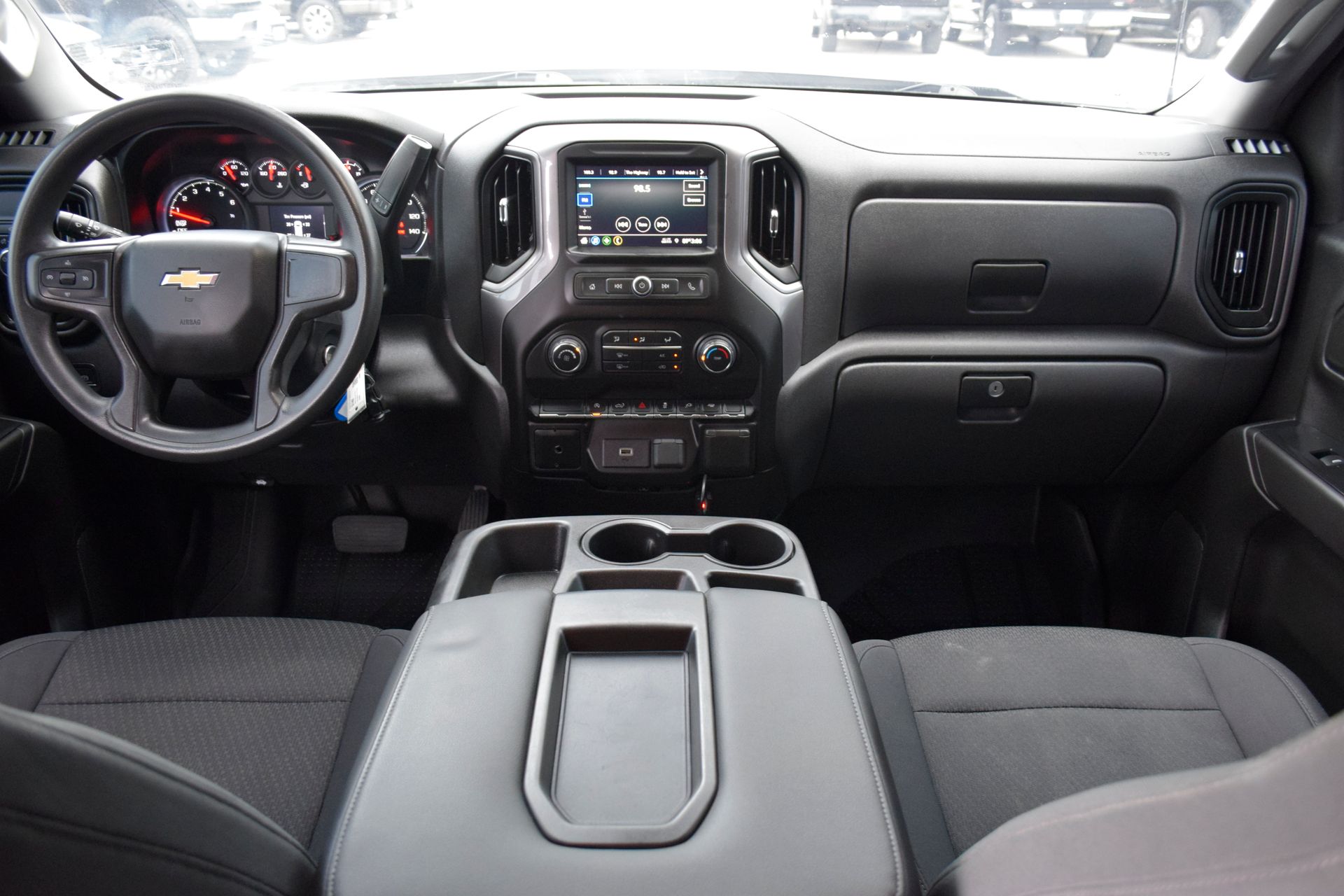 2020 Chevrolet Silverado 1500 Custom Silver at Bayway Cadillac of The Woodlands