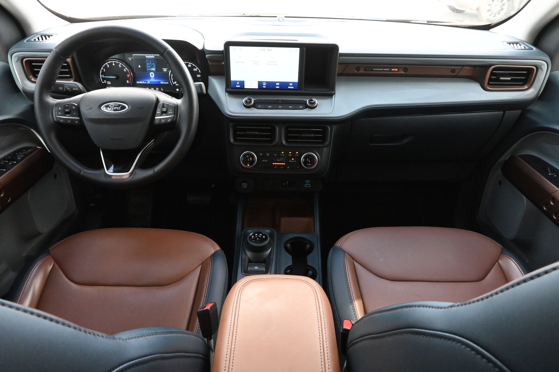 2024 Ford Maverick Lariat Black at DeMontrond Mazda