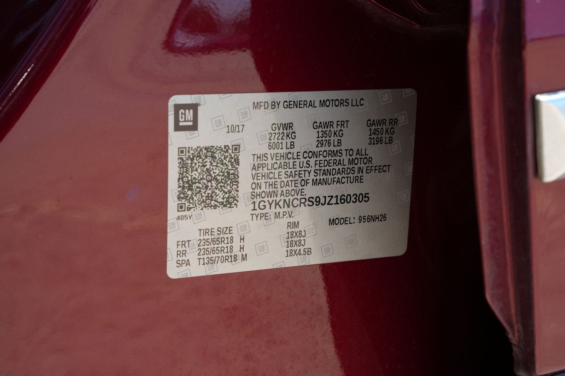 2018 Cadillac XT5 Luxury Red at DeMontrond Ford