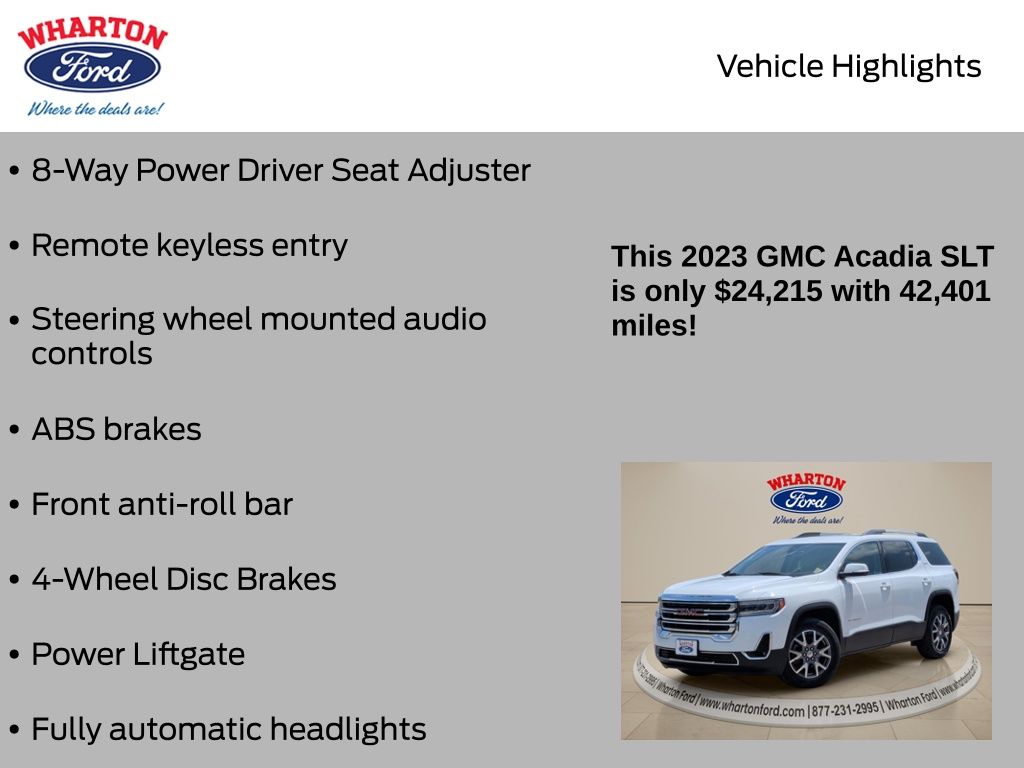 2023 GMC Acadia SLT - 9