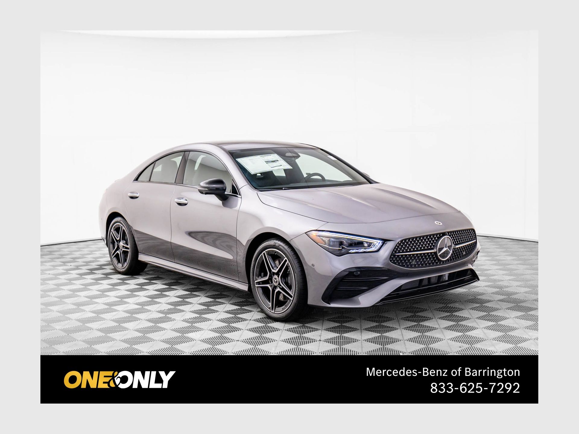 Gray (Mountain Grey Metallic) 2026 Mercedes-Benz CLA Coupe All-Wheel Drive 8-Speed Dual Clutch