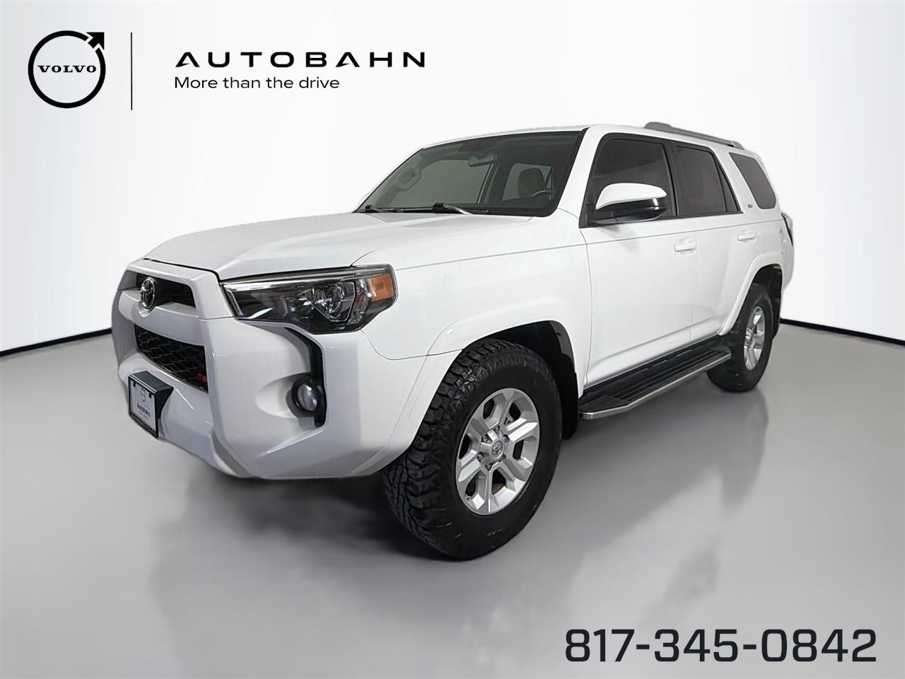 Super White 2016 Toyota 4Runner SUV / Crossover 4X2 5-Speed Automatic Overdrive