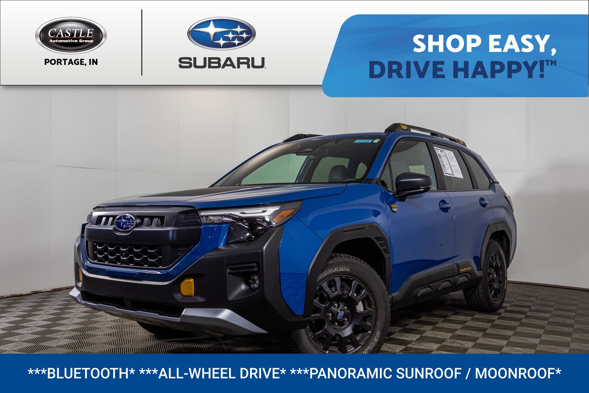 Geyser Blue 2026 Subaru Forester SUV / Crossover All-Wheel Drive Continuously Variable Transmission