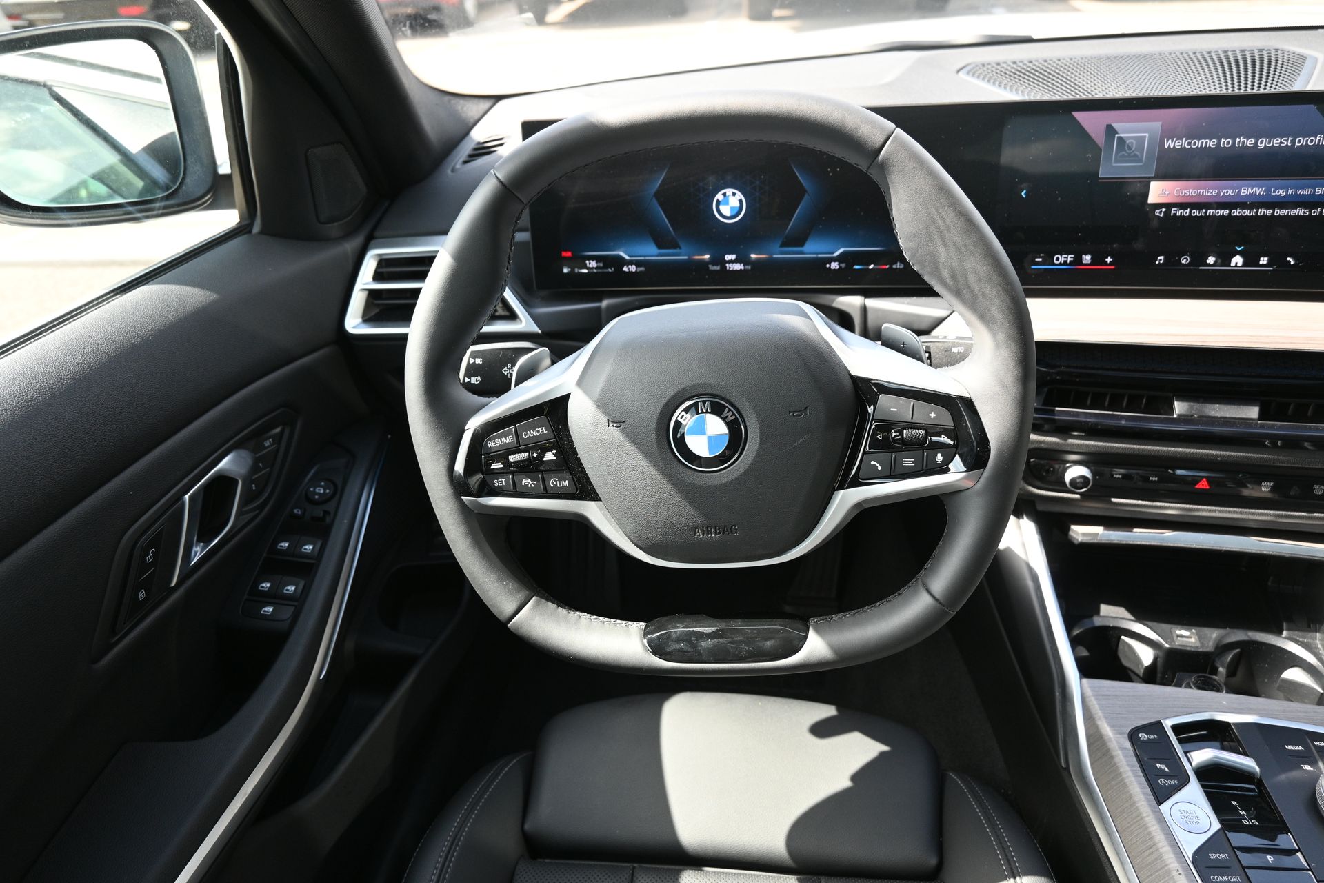 2026 BMW 3 Series 330i White at North Houston Mitsubishi