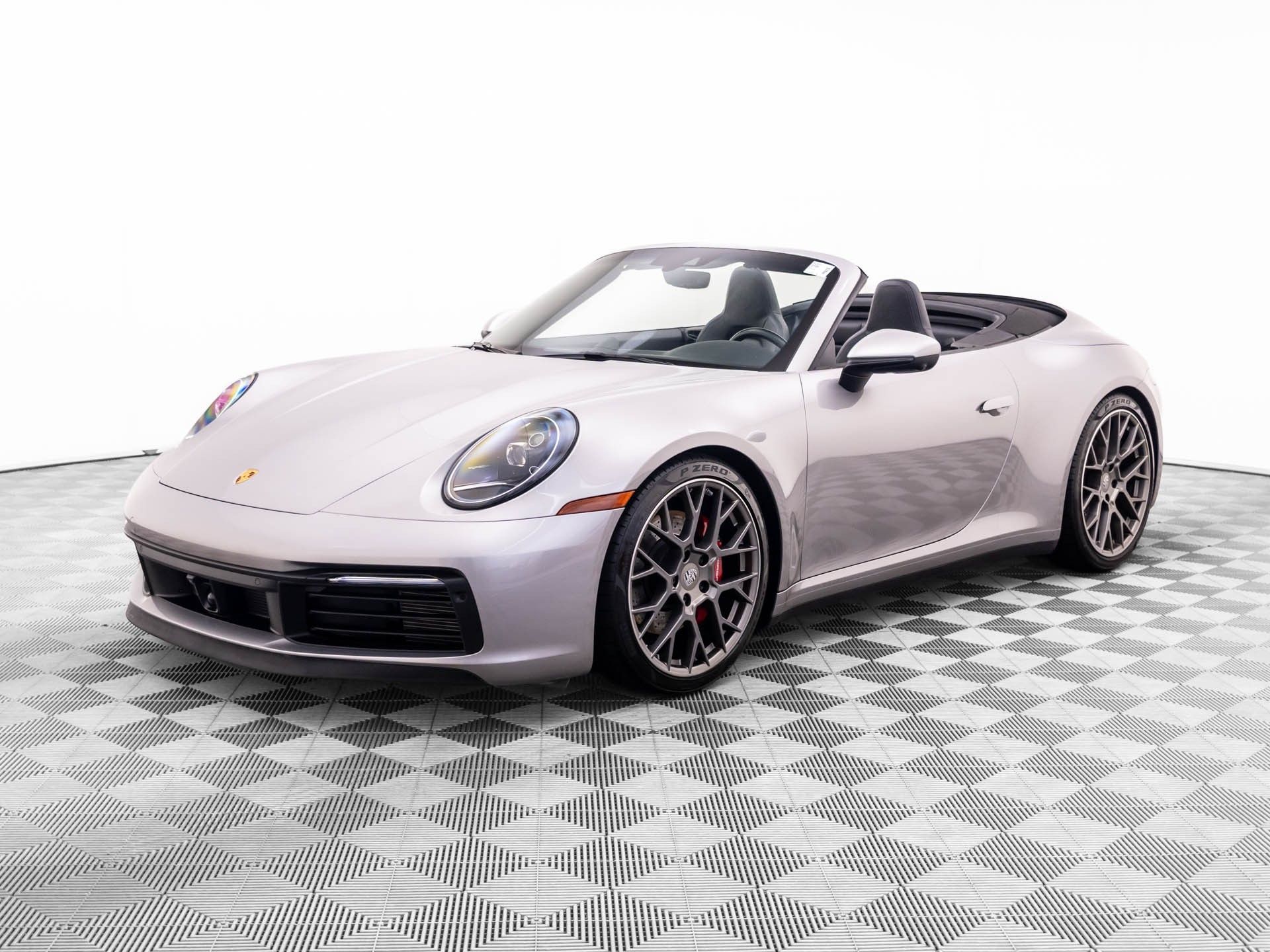 GT Silver Metallic 2022 Porsche 911 Convertible All-Wheel Drive 8-Speed Dual Clutch