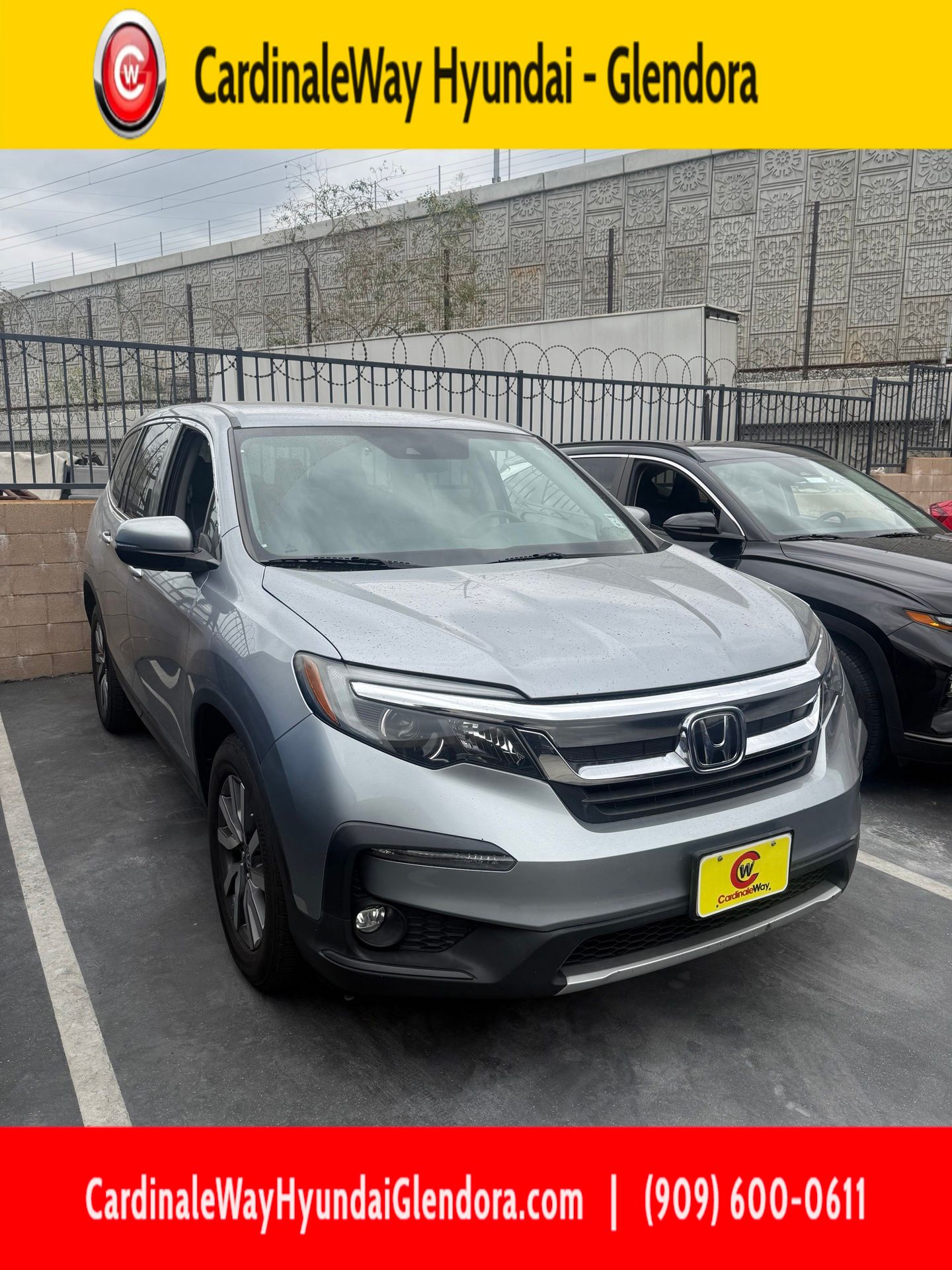 Silver 2020 Honda Pilot SUV / Crossover All-Wheel Drive 6-Speed Automatic