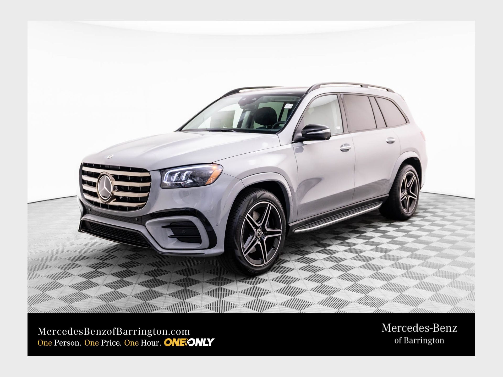 Gray (MANUFAKTUR Alpine Grey) 2026 Mercedes-Benz GLS 450 4MATIC SUV / Crossover All-Wheel Drive 9-Speed Automatic