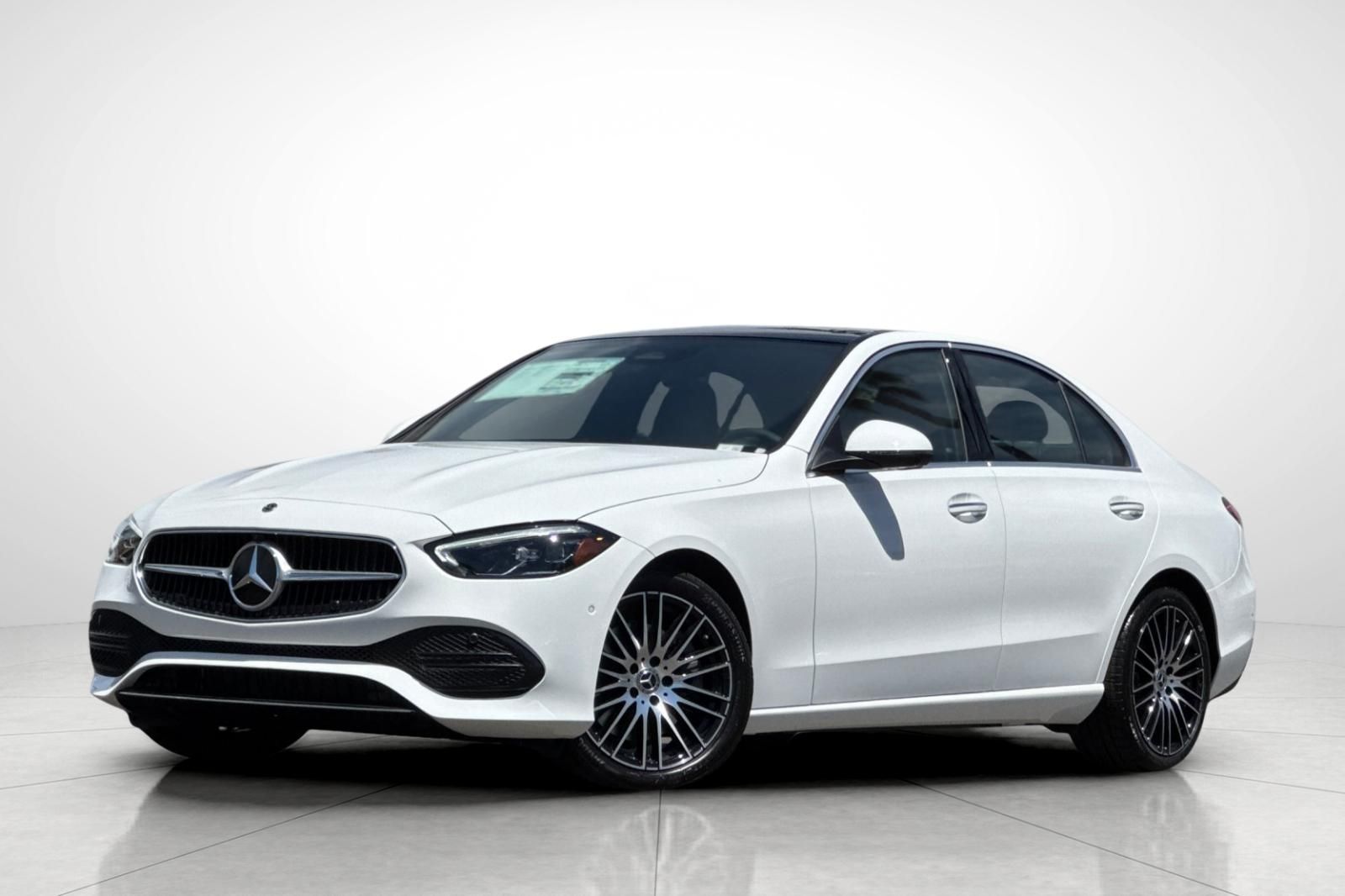 Polar White 2026 Mercedes-Benz C-Class Sedan Rear-Wheel Drive 9-Speed Automatic