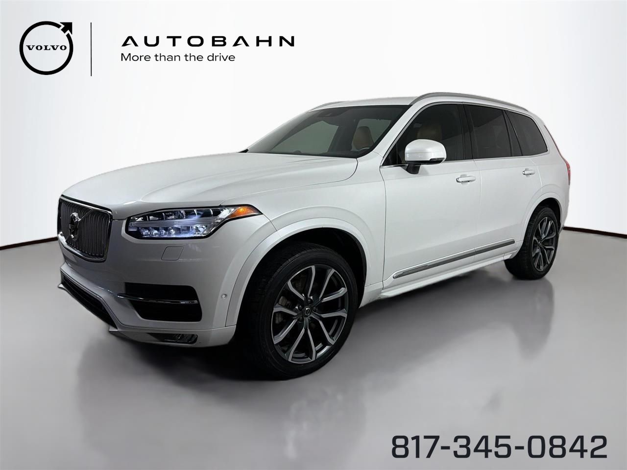 Crystal White Pearl Metallic 2017 Volvo XC90 T6 Inscription AWD SUV / Crossover All-Wheel Drive Automatic