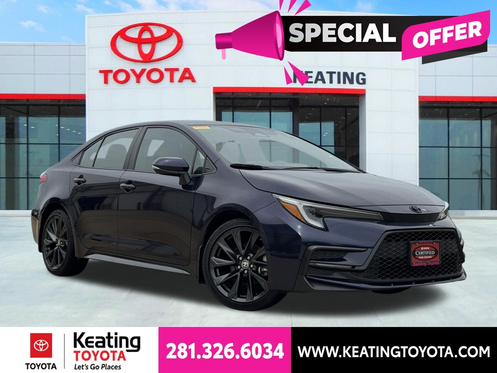 Blueprint 2024 Toyota Corolla Sedan Front-Wheel Drive Continuously Variable Transmission