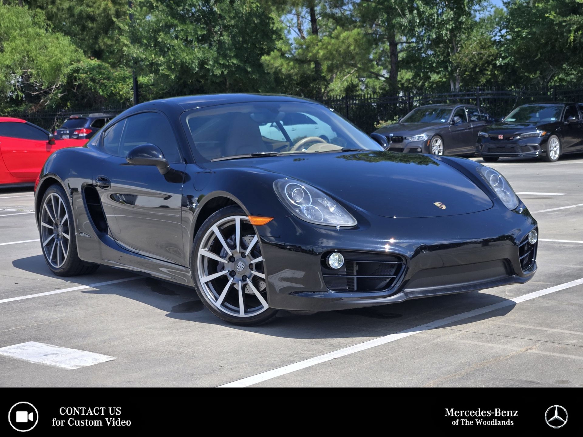 Black 2014 Porsche Cayman Base Coupe Rear-Wheel Drive 7-Speed Automatic