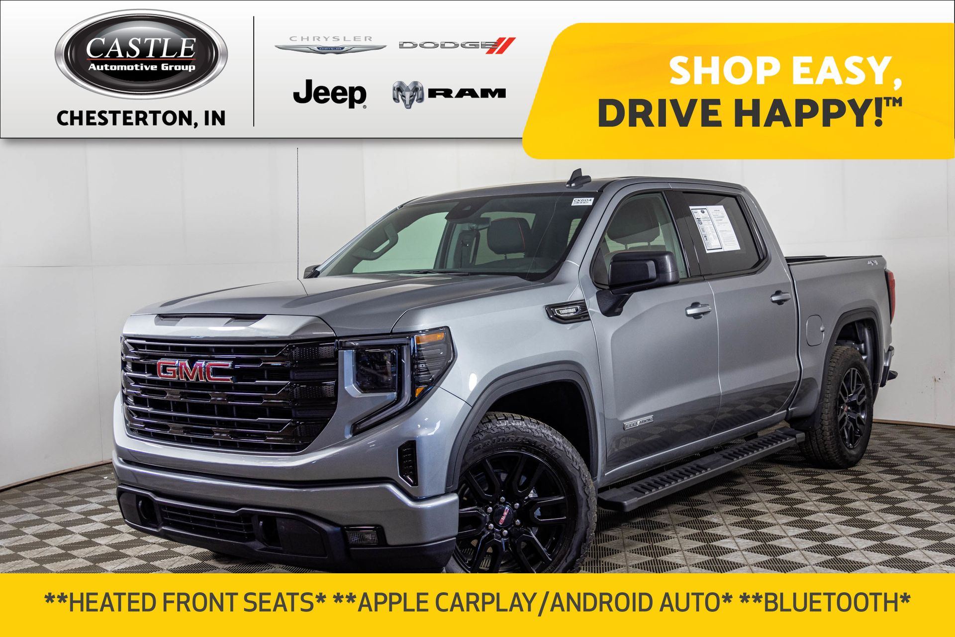 Sterling Metallic 2026 GMC Sierra 1500 Pickup Truck Four-Wheel Drive 8-Speed Automatic