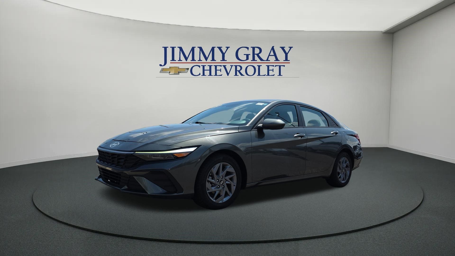 Amazon Gray 2024 Hyundai Elantra Sedan Front-Wheel Drive Continuously Variable Transmission