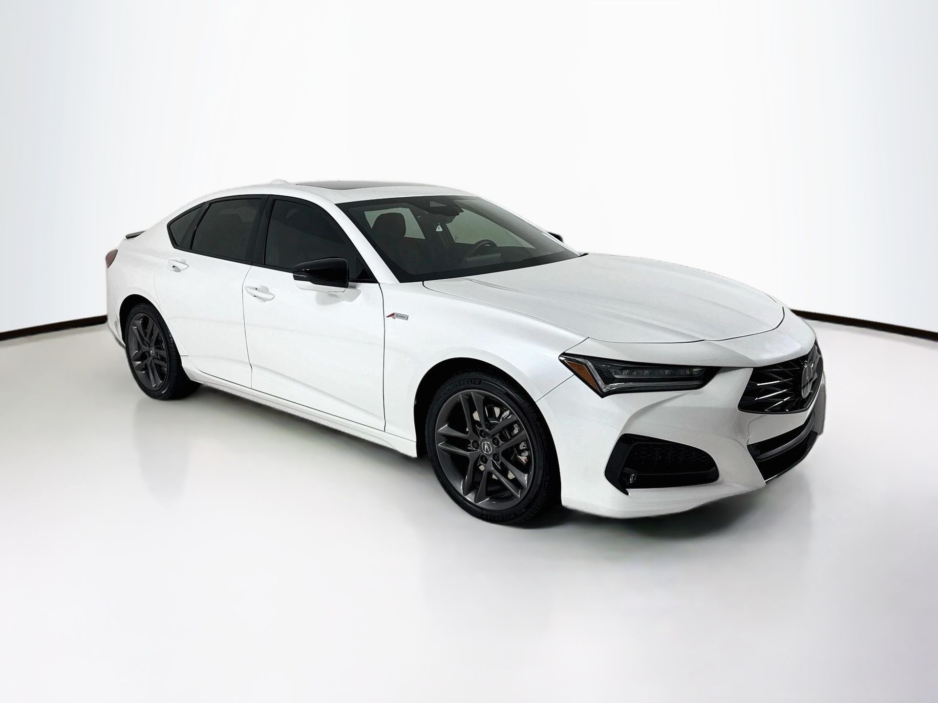 Platinum White 2025 Acura TLX Sedan All-Wheel Drive Automatic