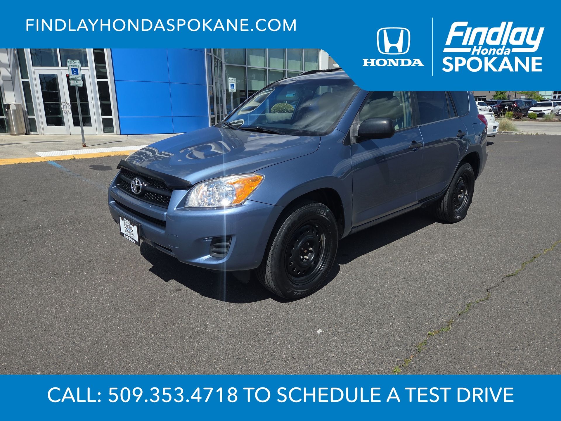 Blue 2009 Toyota RAV4 Base 4WD SUV / Crossover Four-Wheel Drive 4-Speed Automatic