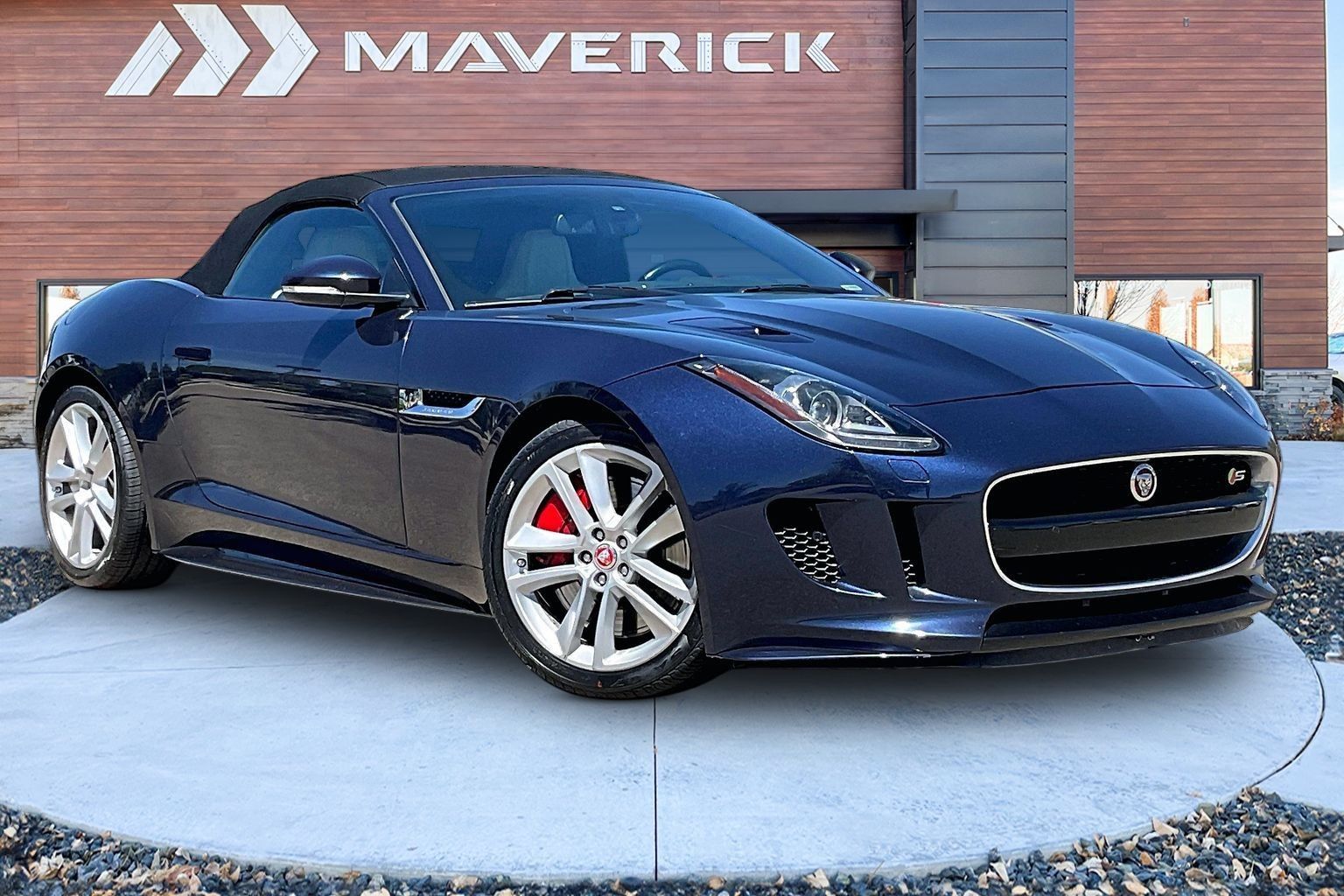 Dark Sapphire 2016 Jaguar F-TYPE S Convertible AWD Convertible All-Wheel Drive Automatic