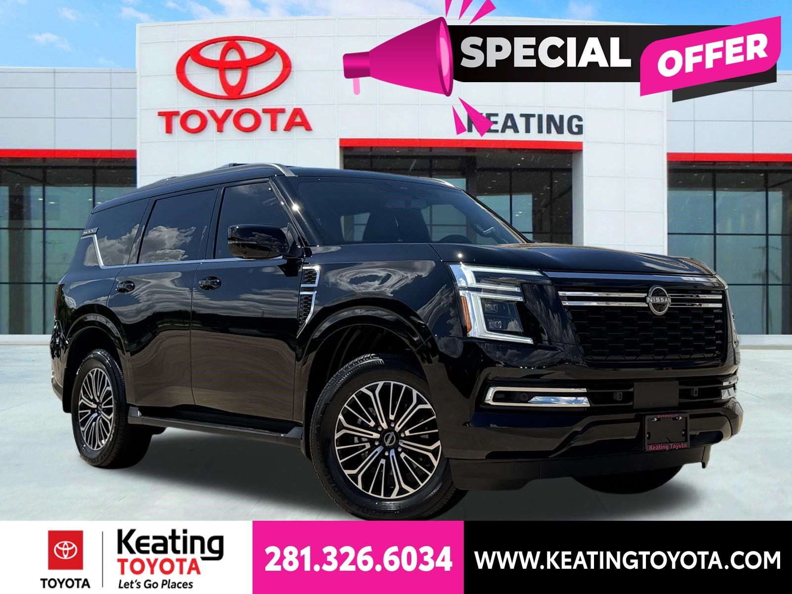 Super Black 2026 Nissan Armada SUV / Crossover Four-Wheel Drive 9-Speed Automatic