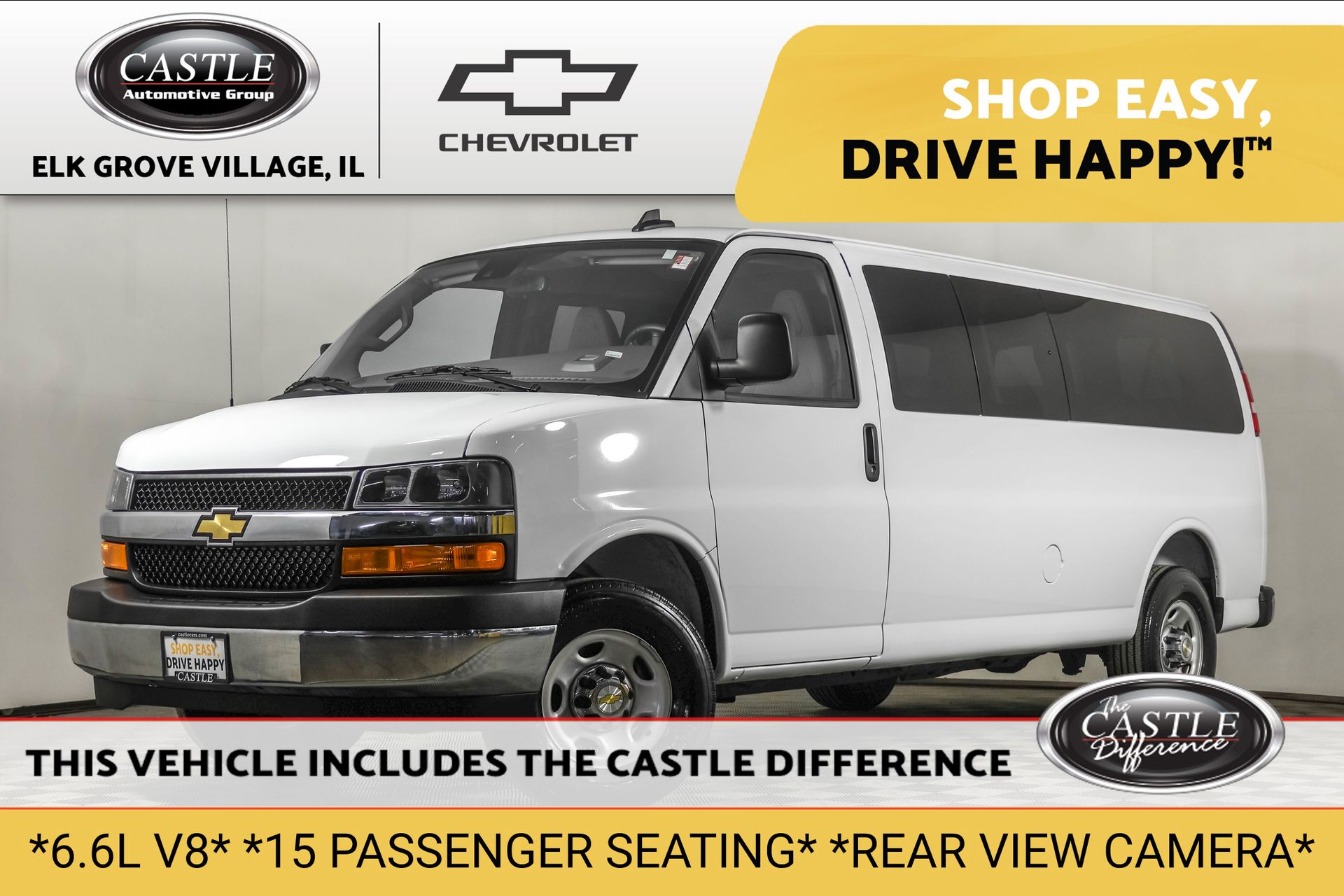 Summit White 2025 Chevrolet Express Van Rear-Wheel Drive