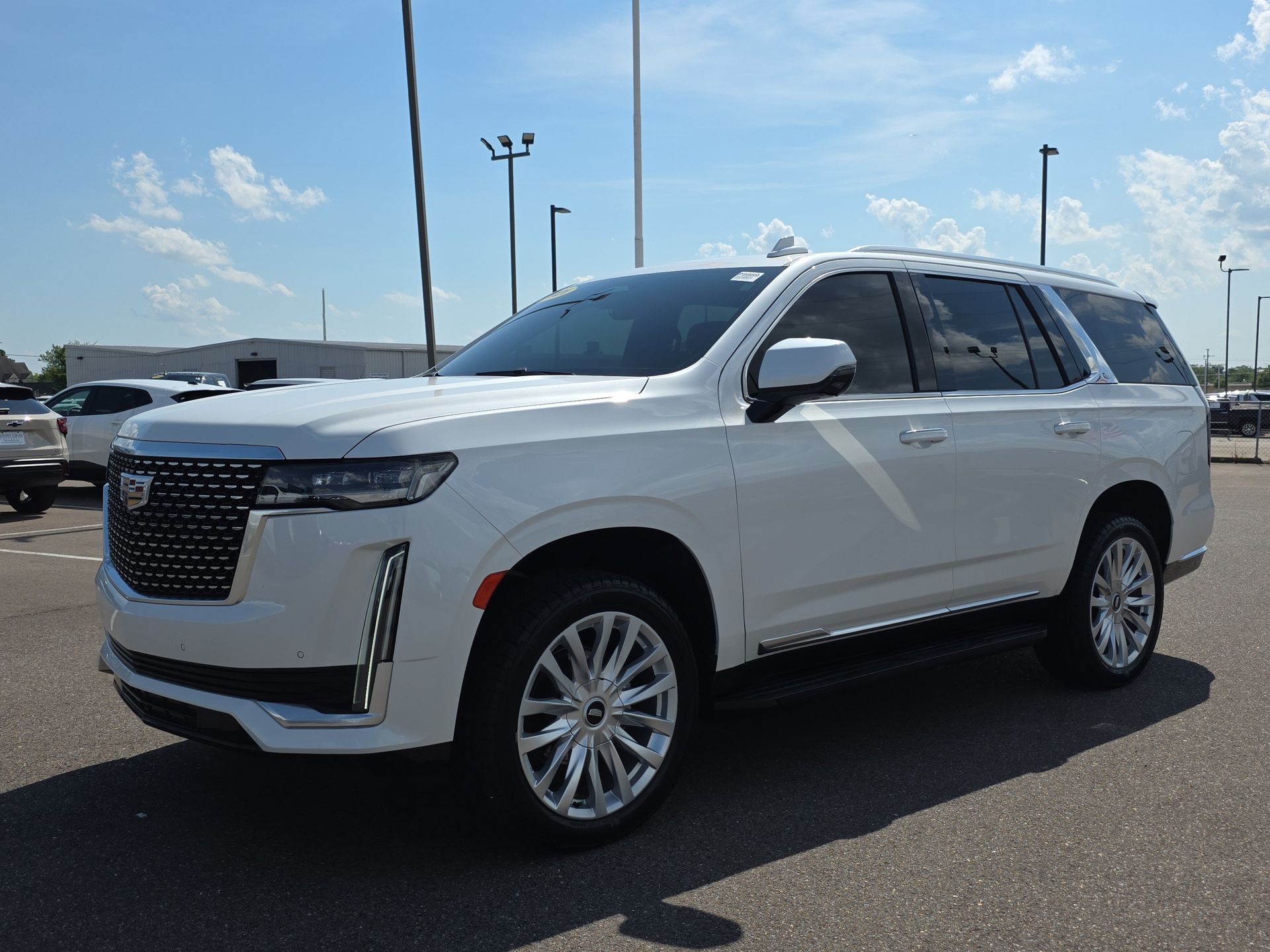 Crystal White Tricoat 2021 Cadillac Escalade SUV / Crossover Four-Wheel Drive