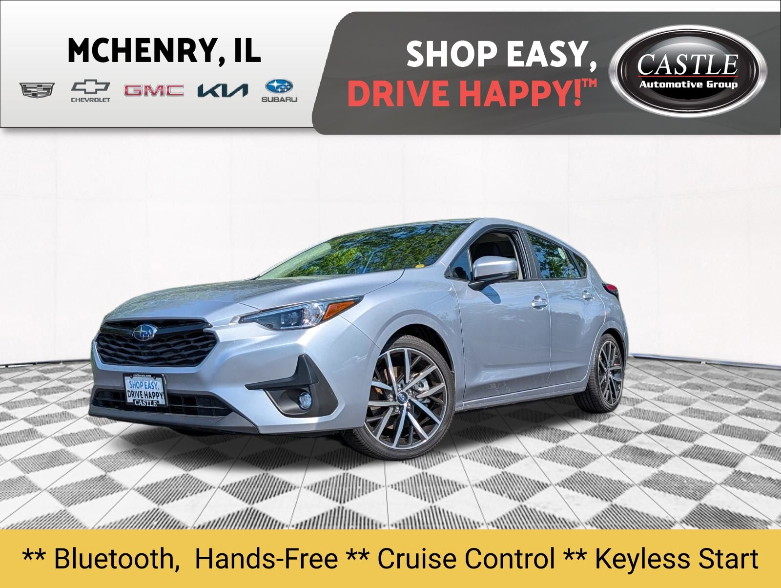 Ice Silver Metallic 2025 Subaru Impreza Wagon All-Wheel Drive Continuously Variable Transmission