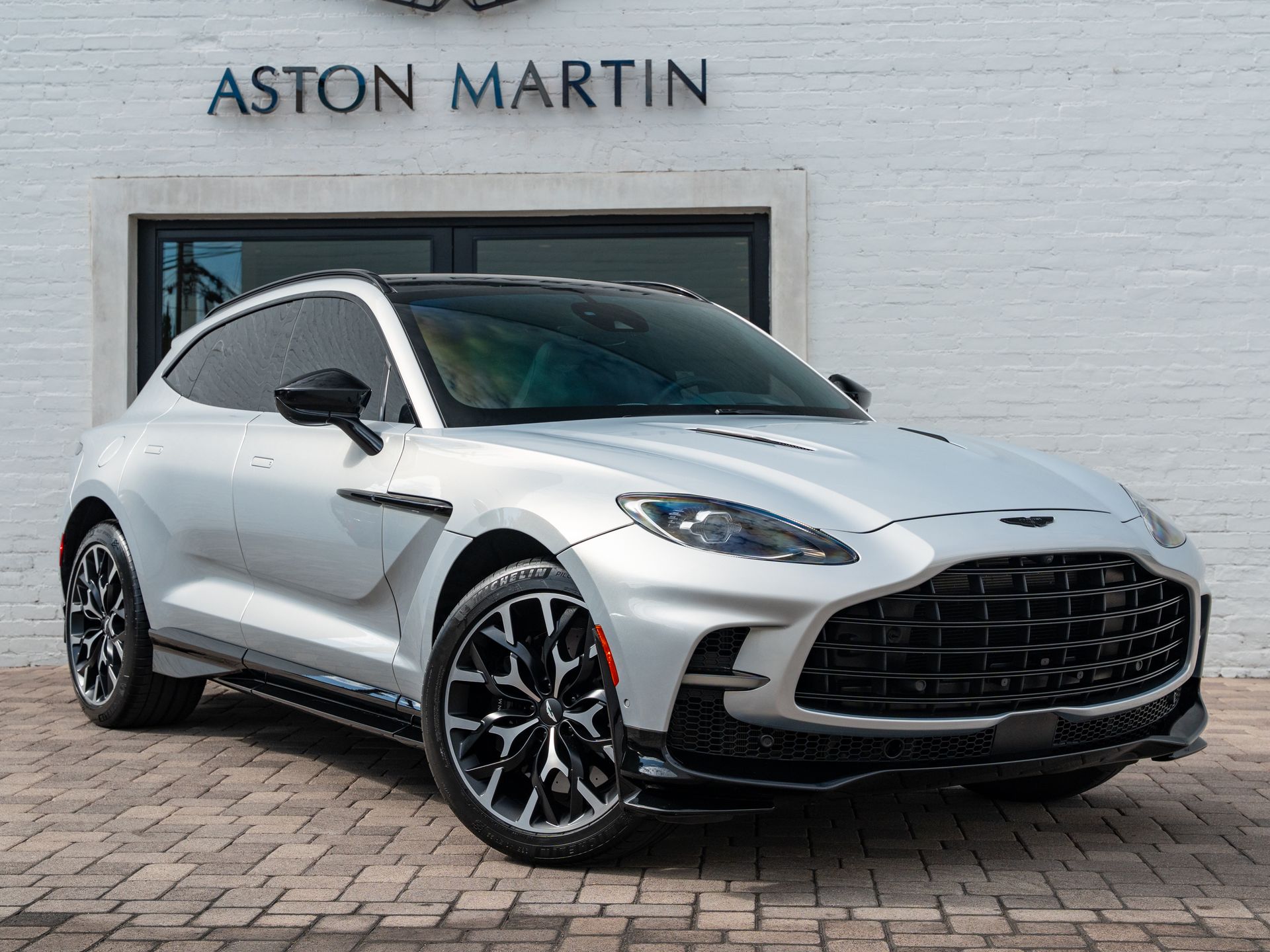 Lightning Silver 2023 Aston Martin DBX SUV / Crossover All-Wheel Drive 9-Speed Automatic