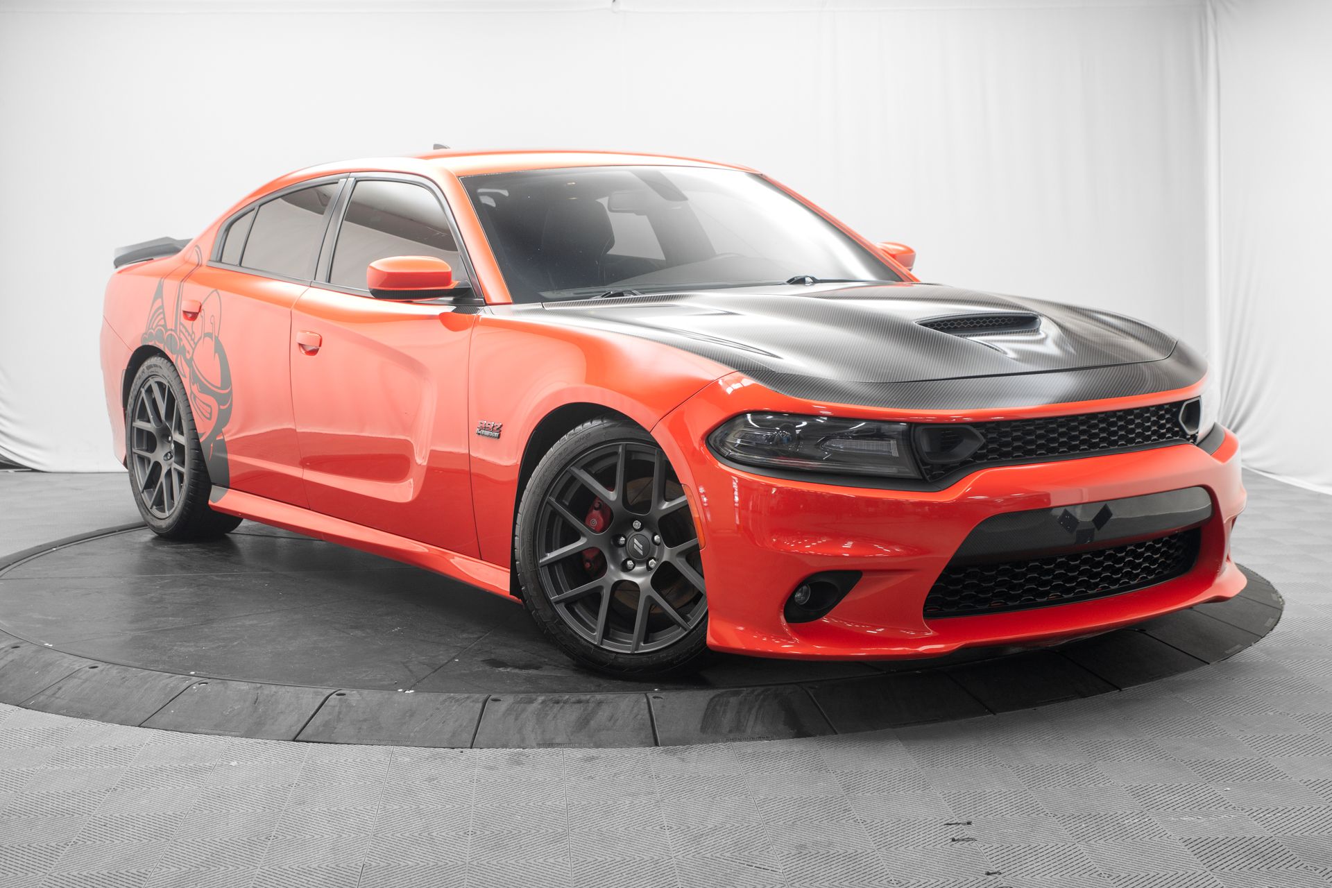 Go Mango! 2017 Dodge Charger R/T Scat Pack RWD Sedan Rear-Wheel Drive 8-Speed Automatic