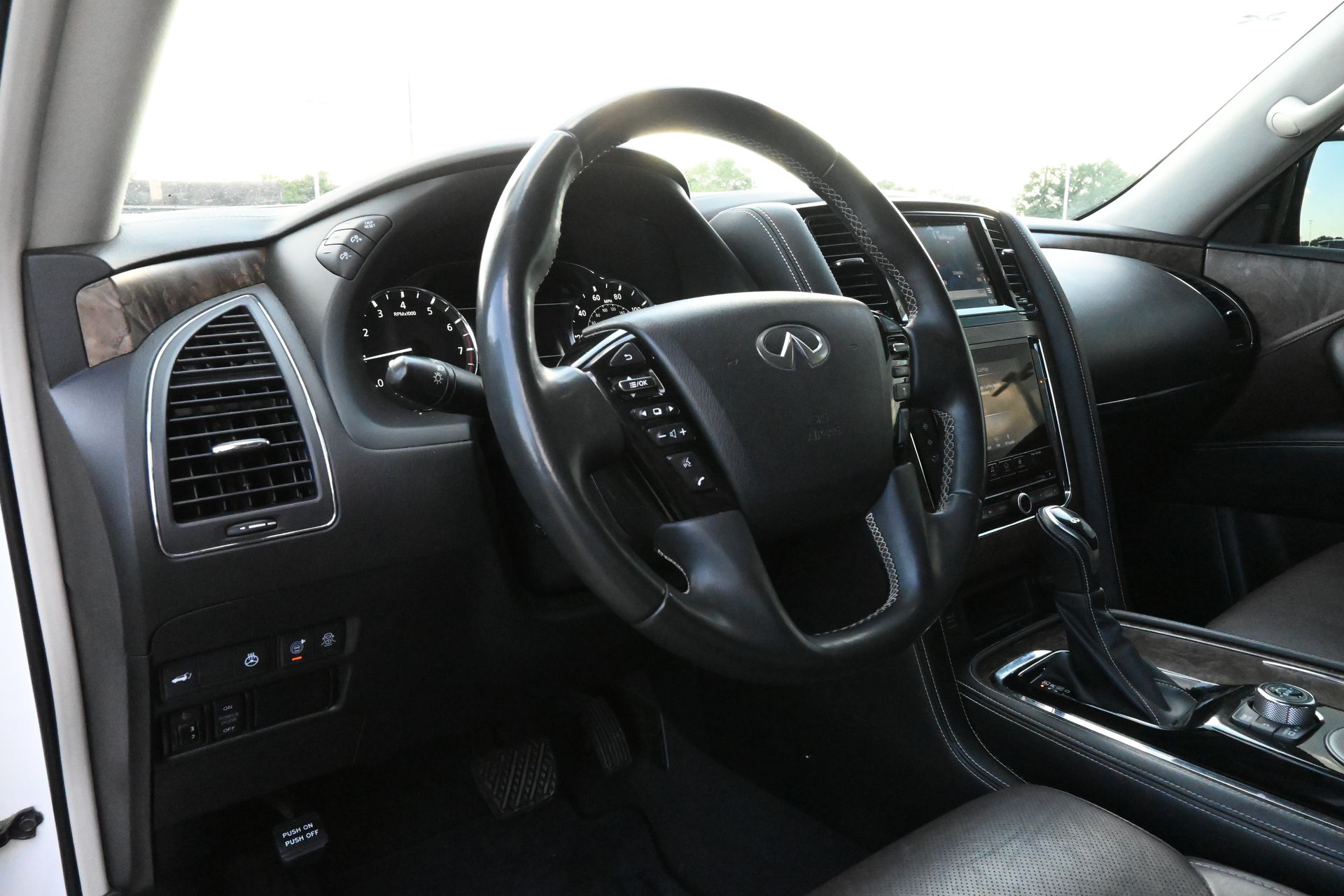 2021 INFINITI QX80 Premium Select White at Westside Lexus