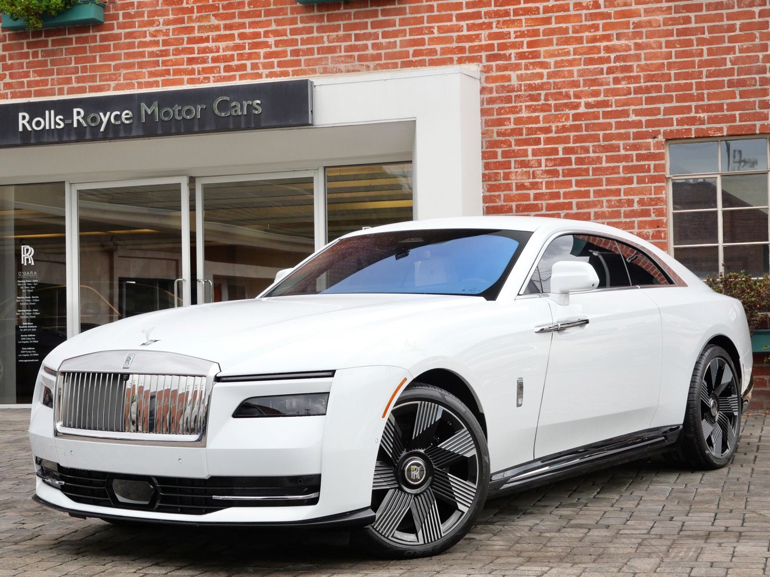 Arctic White 2024 Rolls-Royce Spectre Coupe All-Wheel Drive 1-Speed Automatic