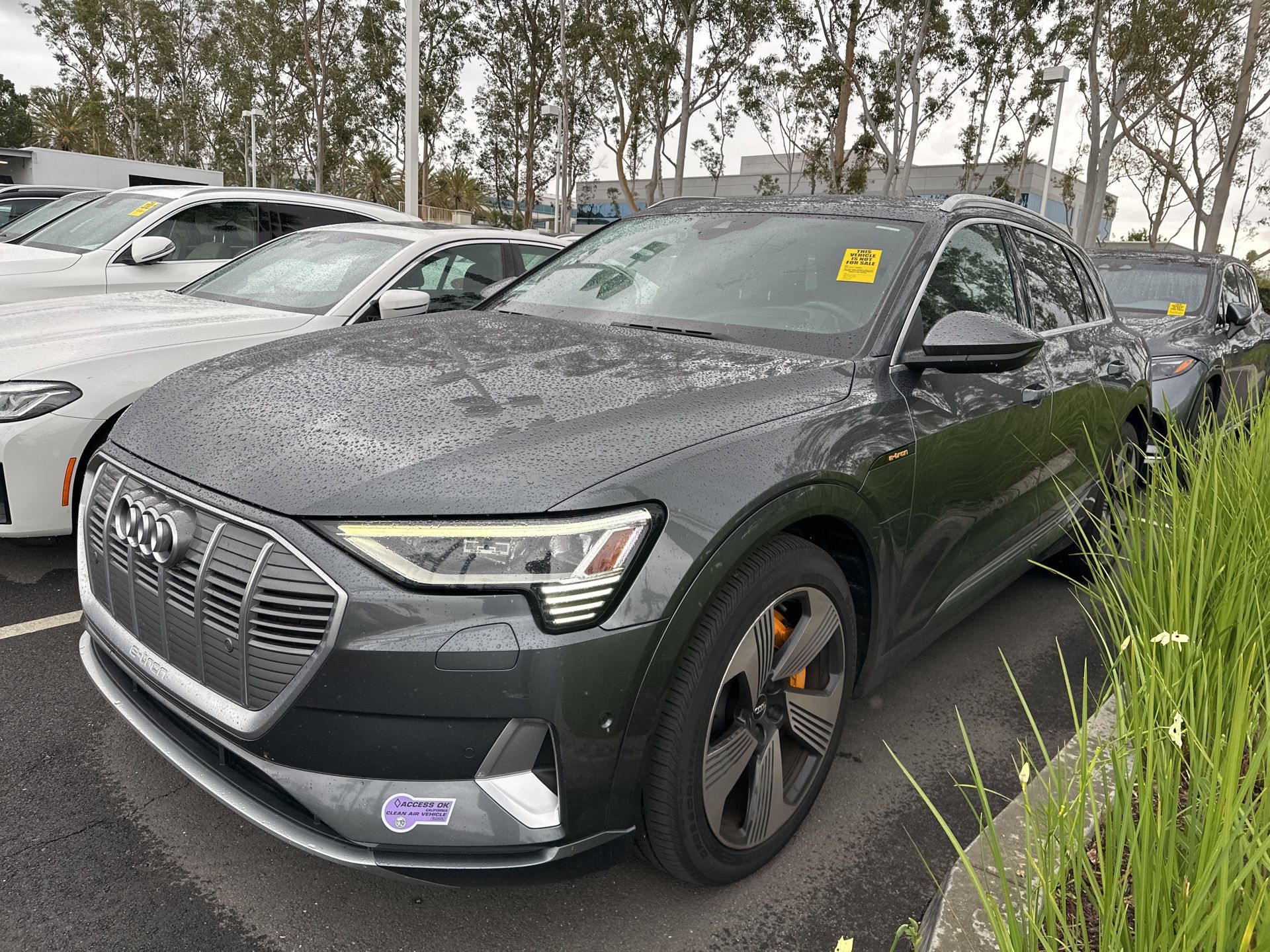 Daytona Gray Pearl Effect 2019 Audi e-tron Prestige quattro AWD SUV / Crossover All-Wheel Drive Automatic