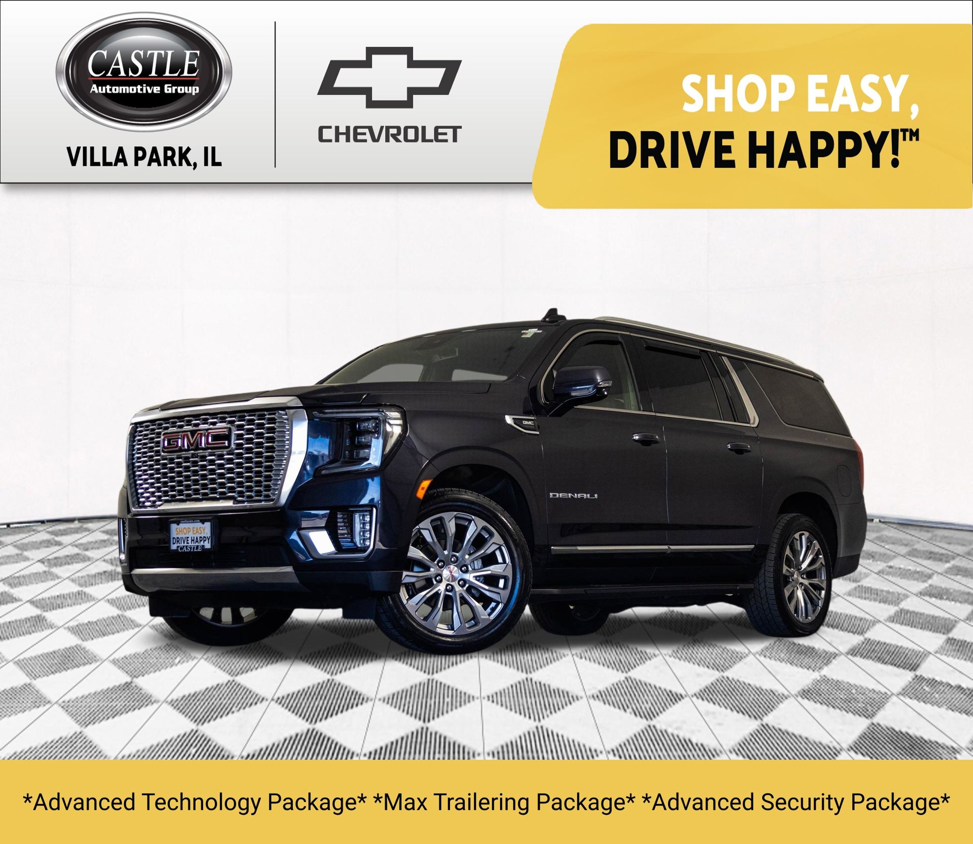 Titanium Rush Metallic 2023 GMC Yukon XL SUV / Crossover Four-Wheel Drive