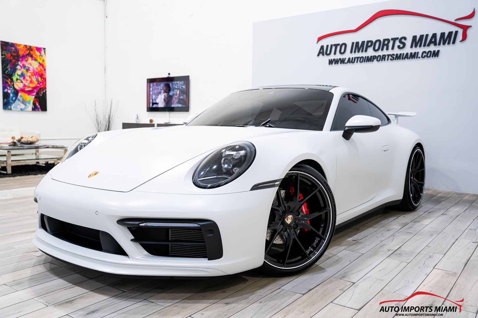 Carrara White Metallic 2021 Porsche 911 Coupe Rear-Wheel Drive 8-Speed Automatic