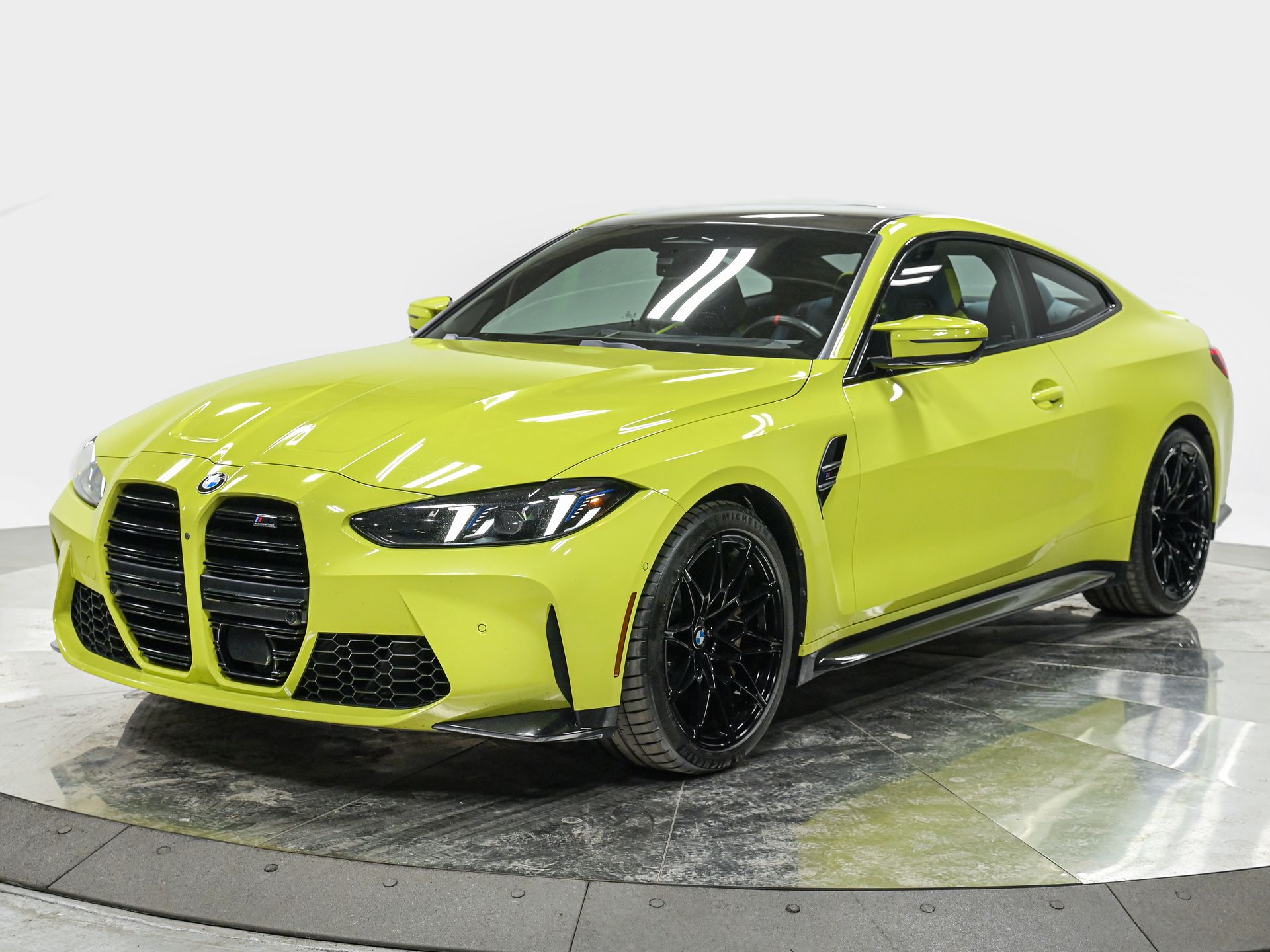 Yellow 2025 BMW M4 Competition xDrive Coupe AWD Coupe All-Wheel Drive 8-Speed Automatic