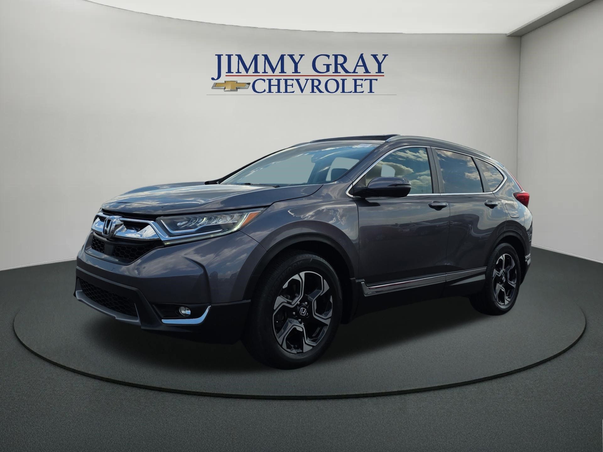 Gray 2017 Honda CR-V SUV / Crossover Front-Wheel Drive Continuously Variable Transmission