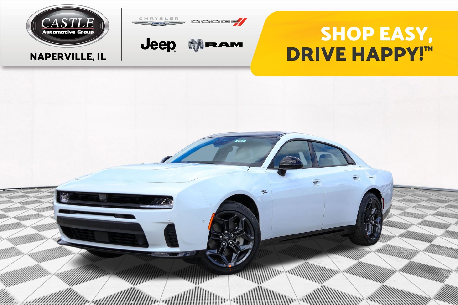 Bright White Clearcoat 2026 Dodge Charger R/T Sedan AWD Sedan All-Wheel Drive 8-Speed Automatic