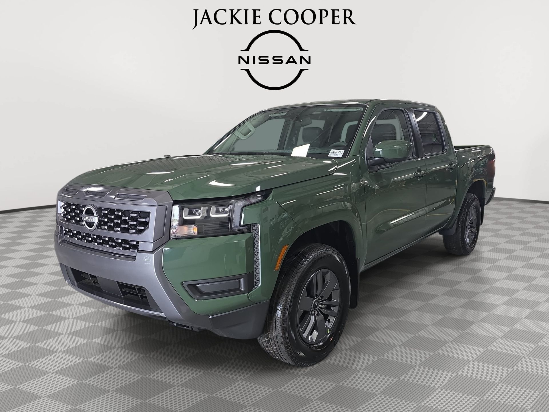 Tactical Green Metallic 2026 Nissan Frontier Pickup Truck Four-Wheel Drive 9-Speed Automatic Overdrive