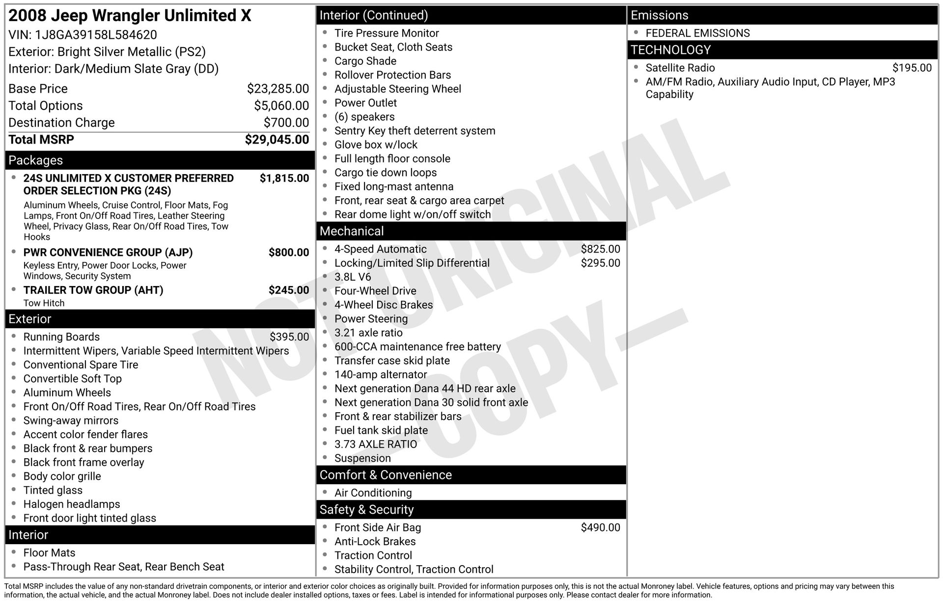 2008 JEEP WRANGLER - Image 3