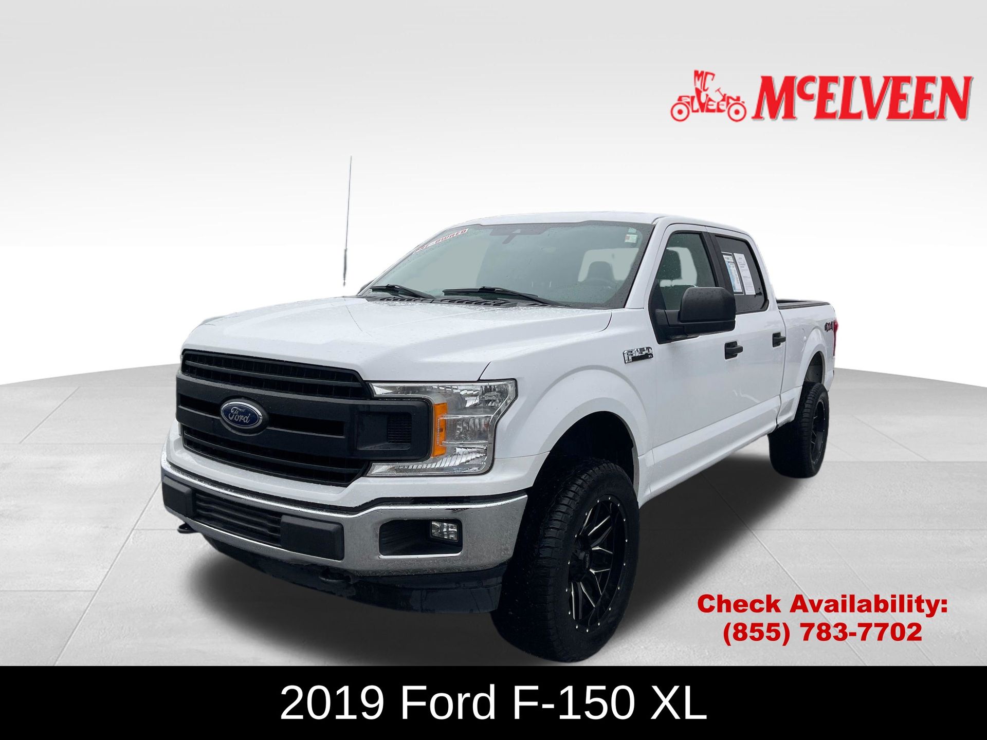 Oxford White 2019 Ford F-150 XL SuperCrew LB 4WD Pickup Truck Four-Wheel Drive Automatic