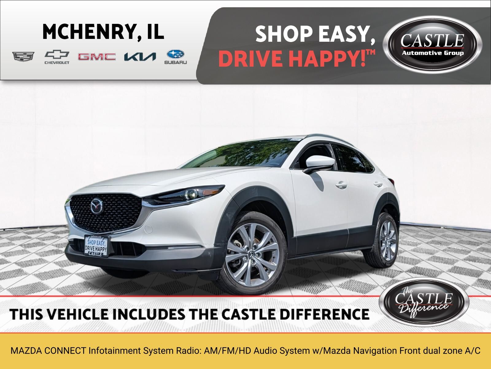 Snowflake White Pearl Mica 2023 Mazda CX-30 SUV / Crossover All-Wheel Drive 6-Speed Automatic