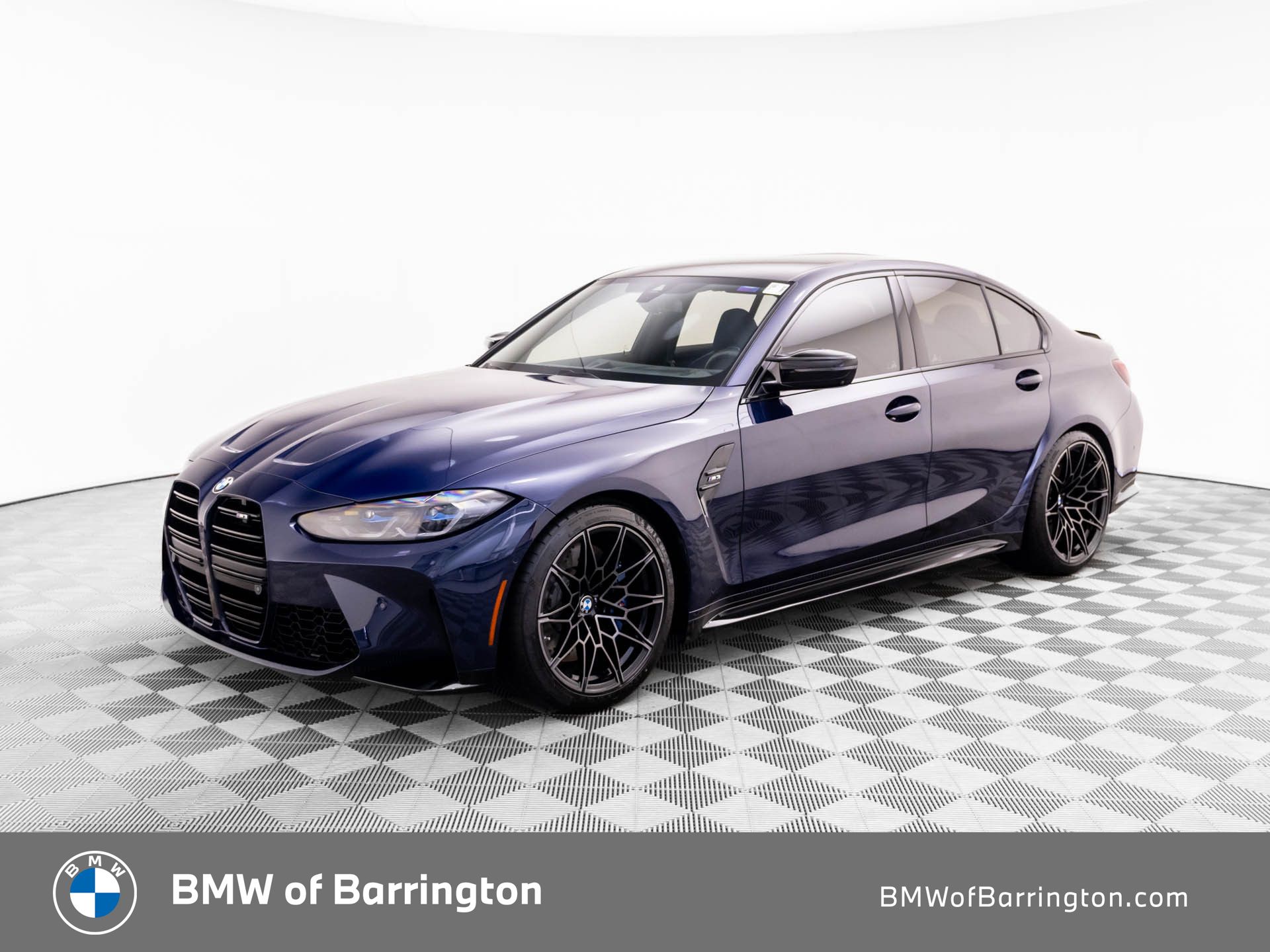Tanzanite Blue II Metallic 2024 BMW M3 Sedan Rear-Wheel Drive 6-Speed Manual