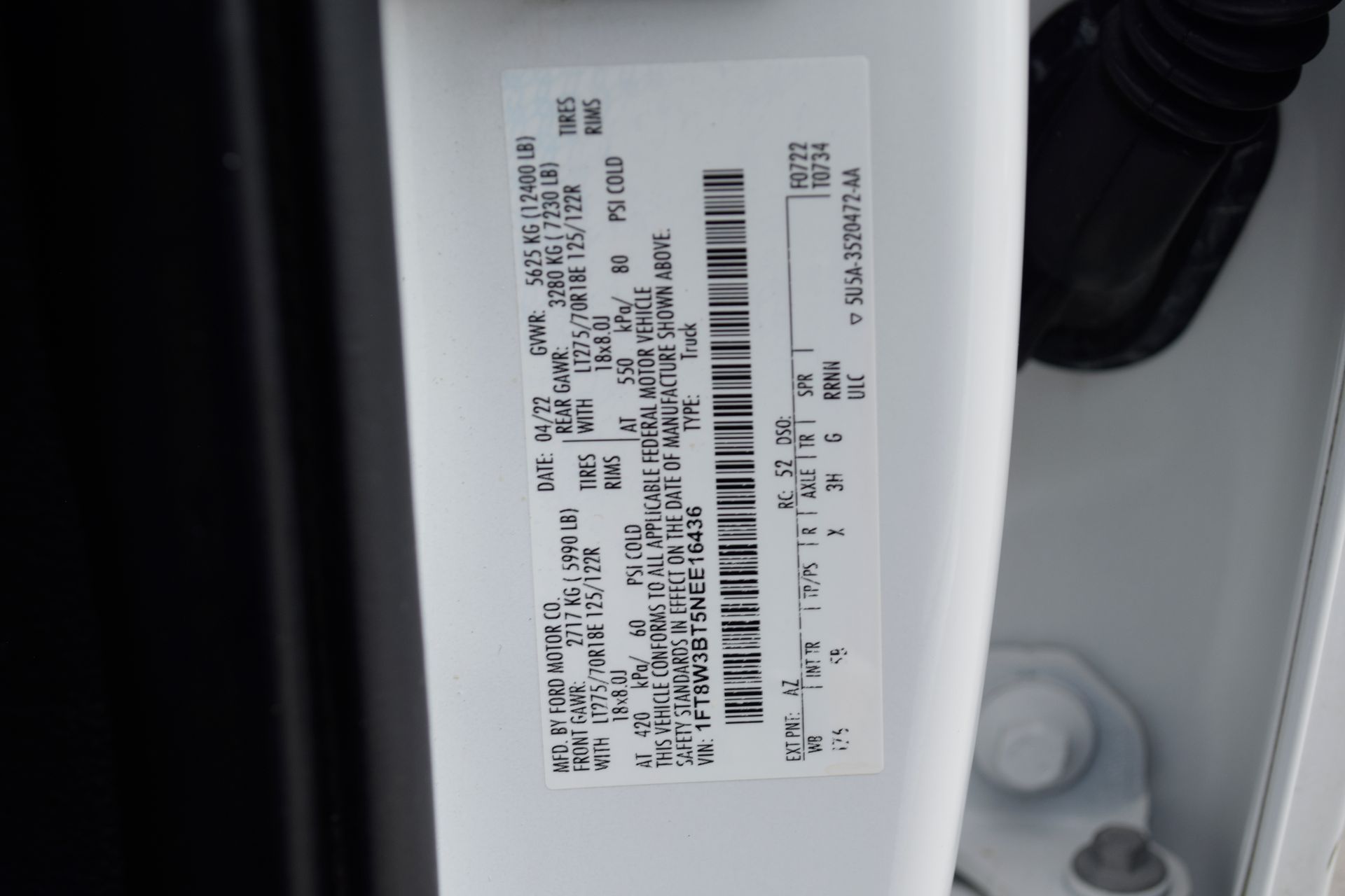 2022 Ford F-350SD Lariat White at Don McGill Toyota