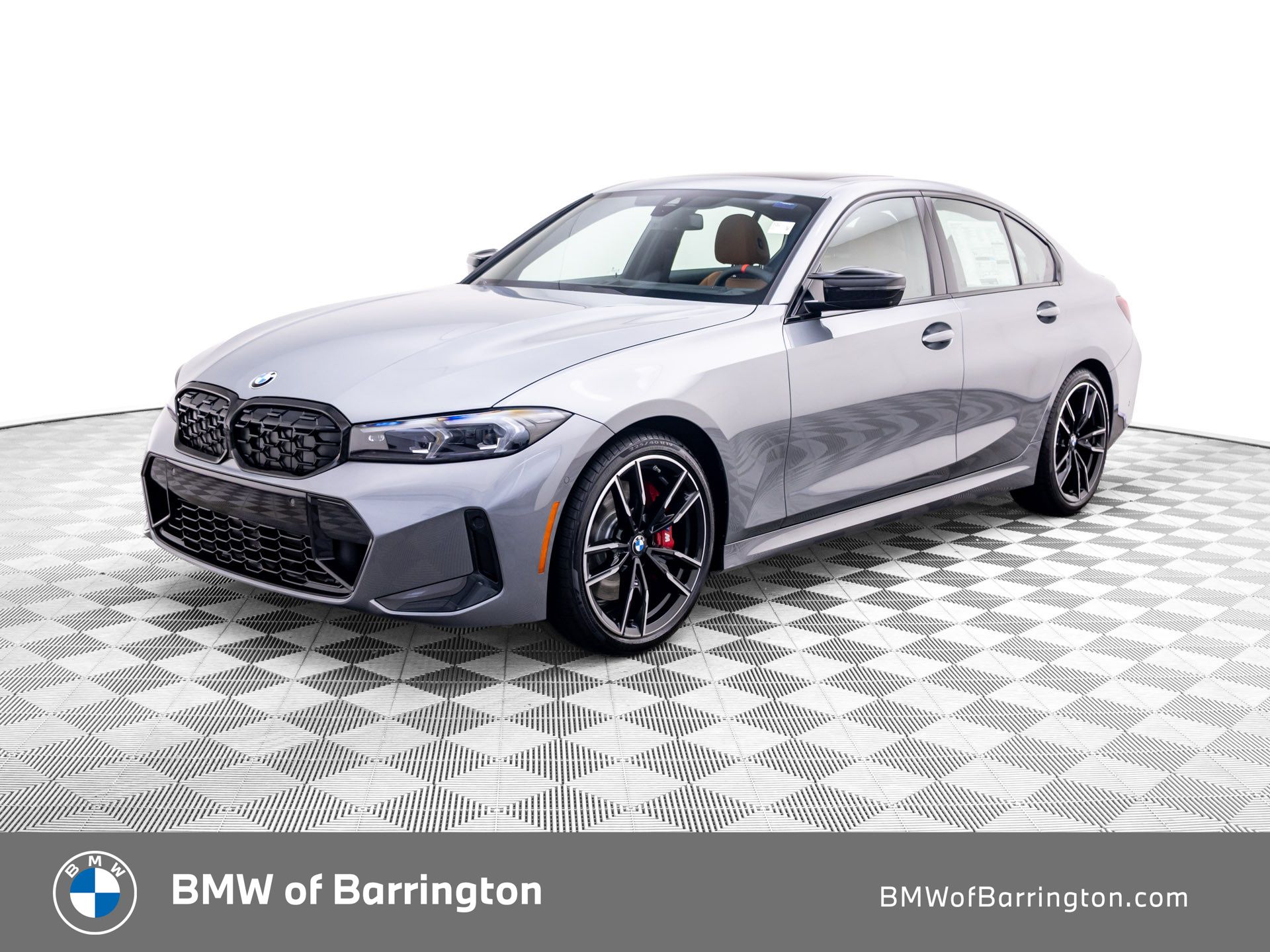 Gray (Skyscraper Grey Metallic) 2026 BMW 3 Series Sedan All-Wheel Drive 8-Speed Automatic