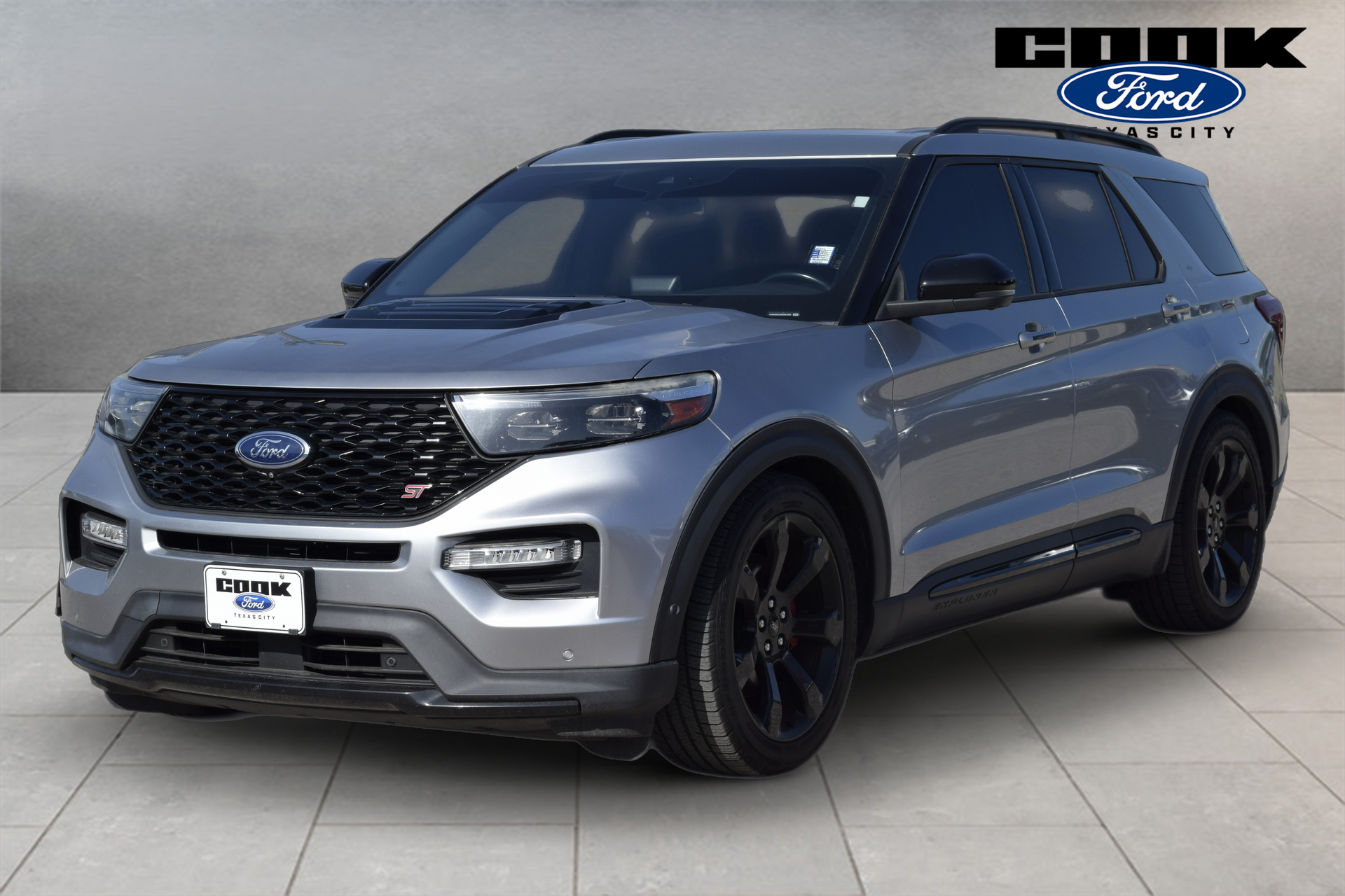 2021 Ford Explorer ST Silver at Wharton Ford