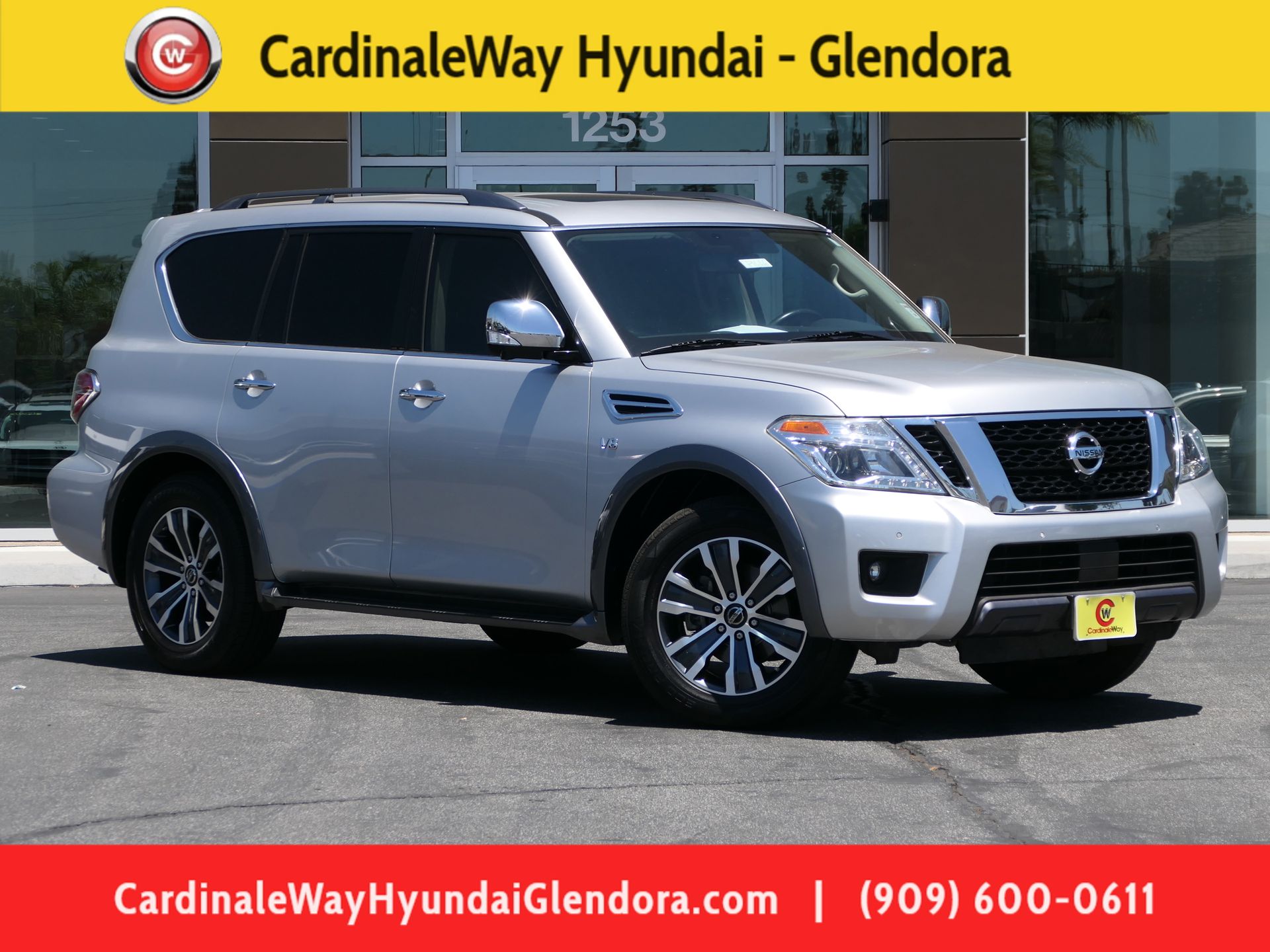 Brilliant Silver Metallic 2020 Nissan Armada SUV / Crossover 4X2 7-Speed Automatic